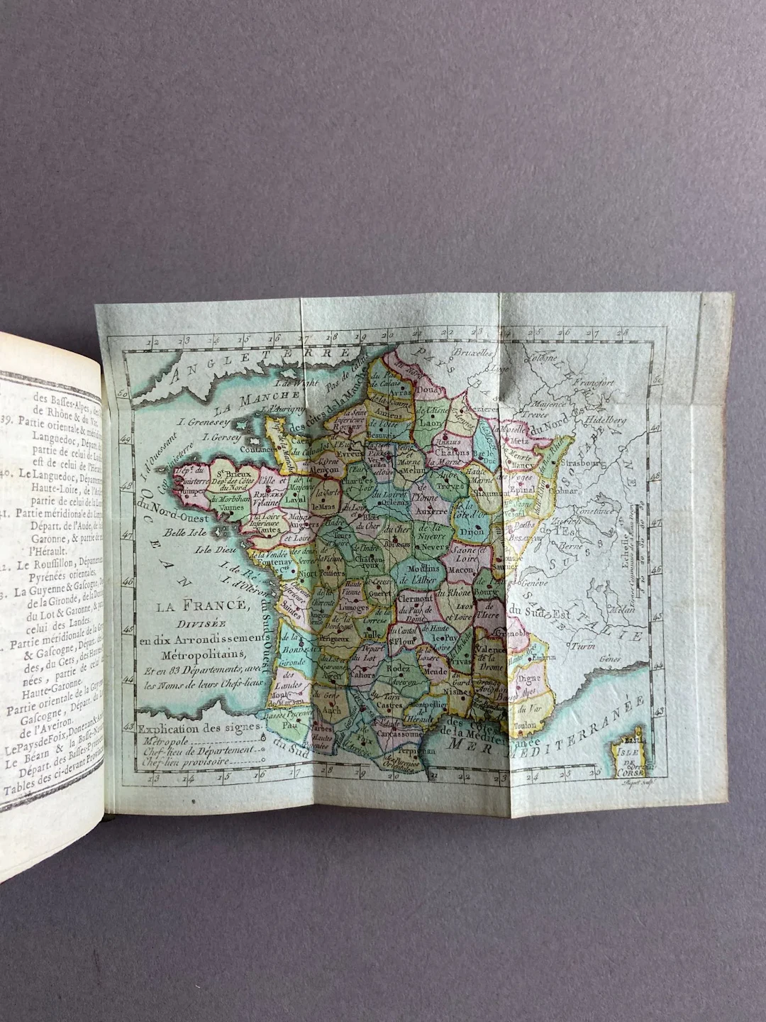 National and General Atlas of France, divided into its 83 de - Lot 20