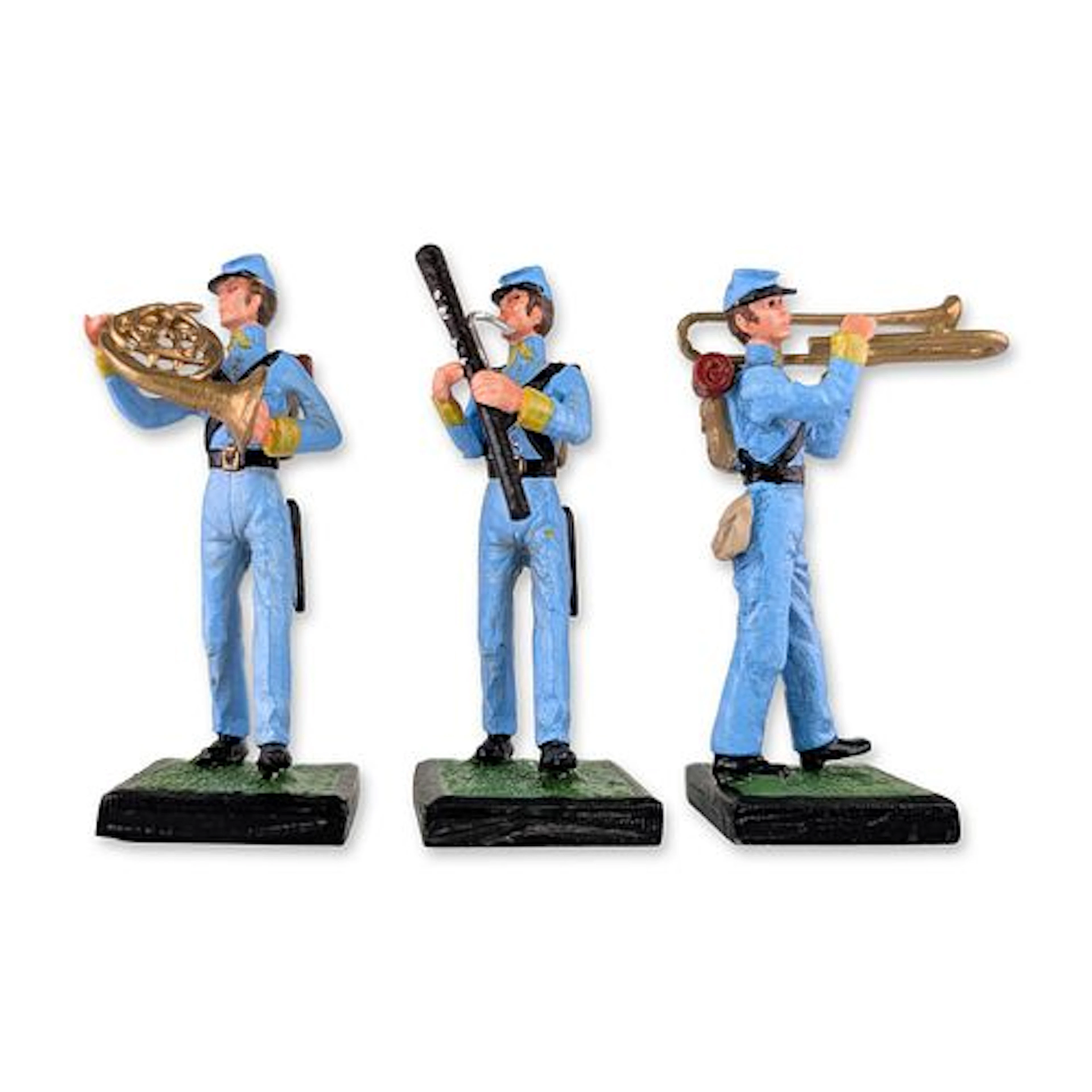 3pc Alymer Spanish 54mm Civil War Union Bandsmen Figurines