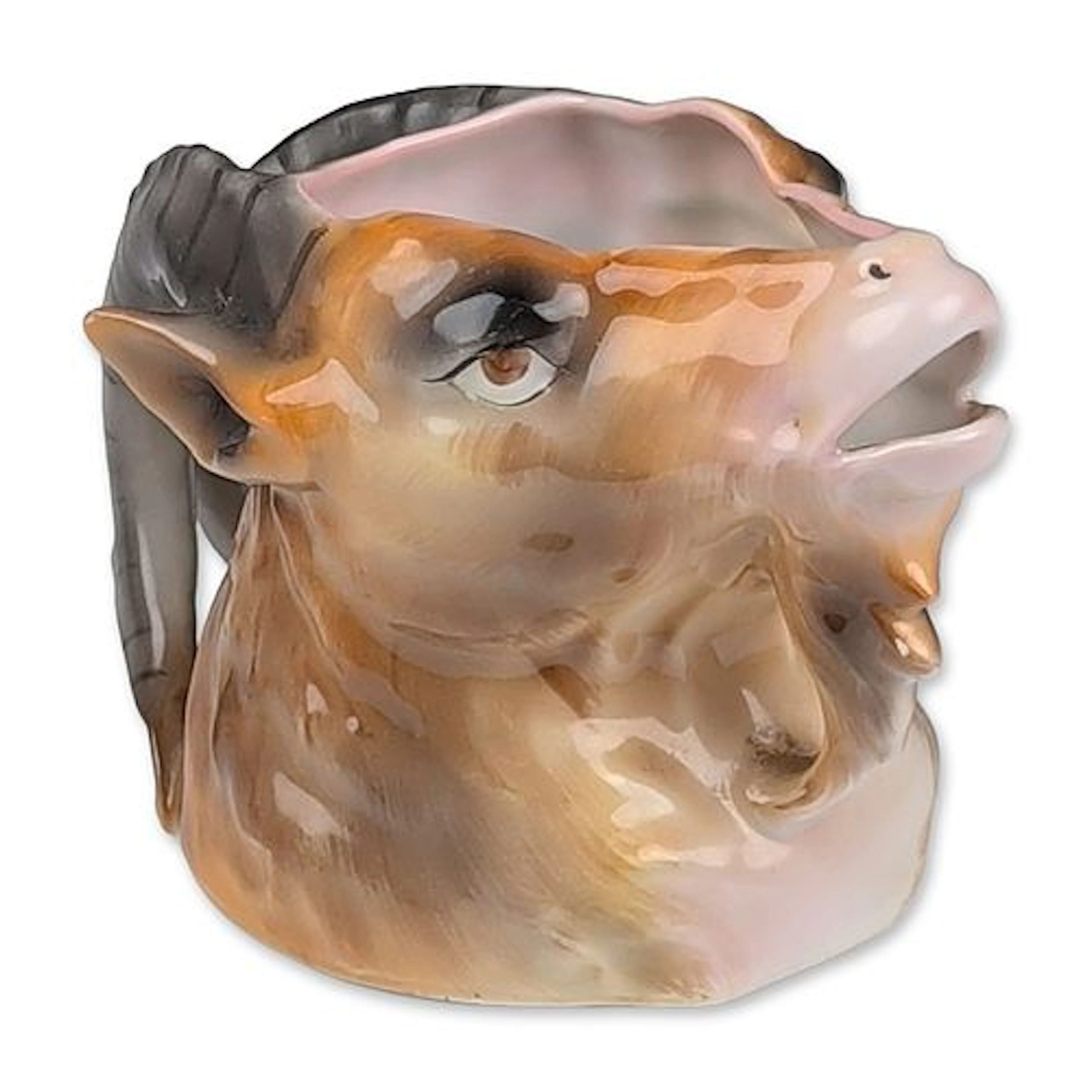 Royal Bayreuth Bavaria Porcelain Rams Head Creamer