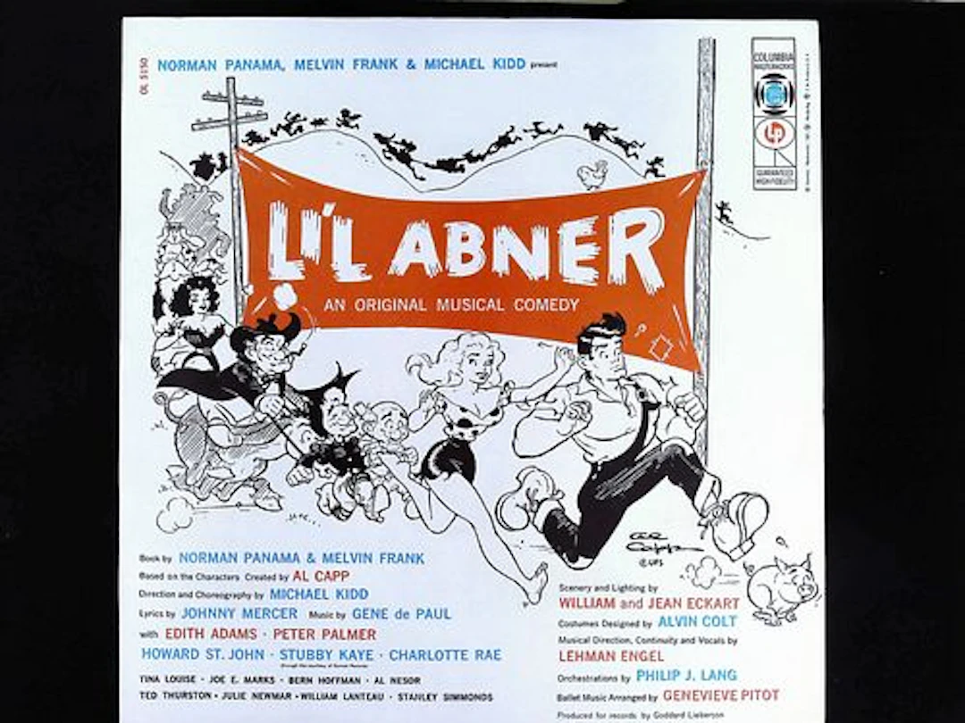 Li'l Abner Original Broadway Cast Recording Columbia Masterworks OL