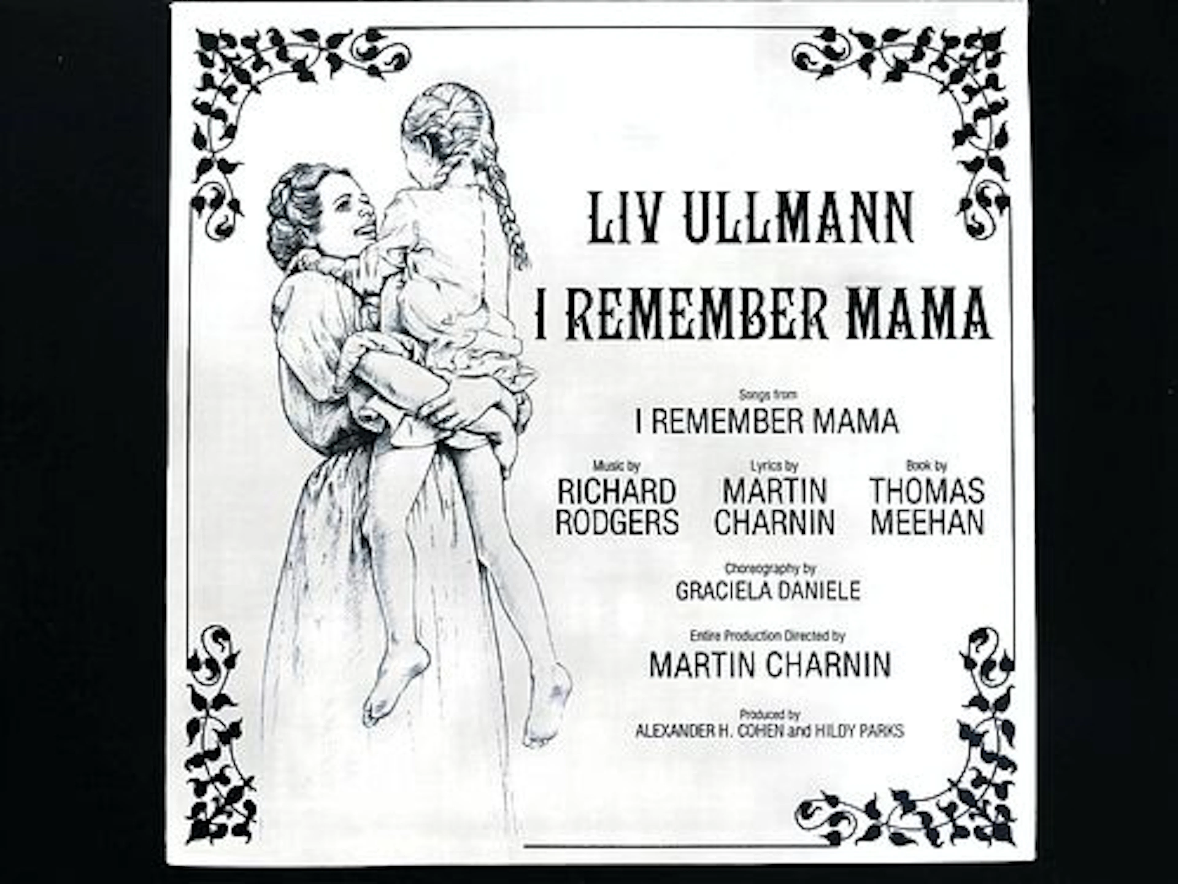 I Remember Mama 1979 Broadway Cast Promotional LP Record