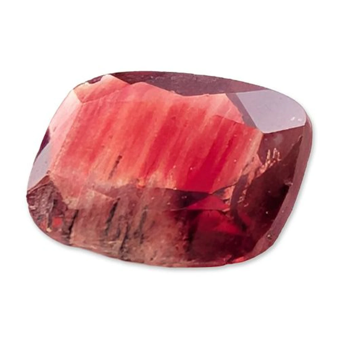 Cushion Cut Red Stone