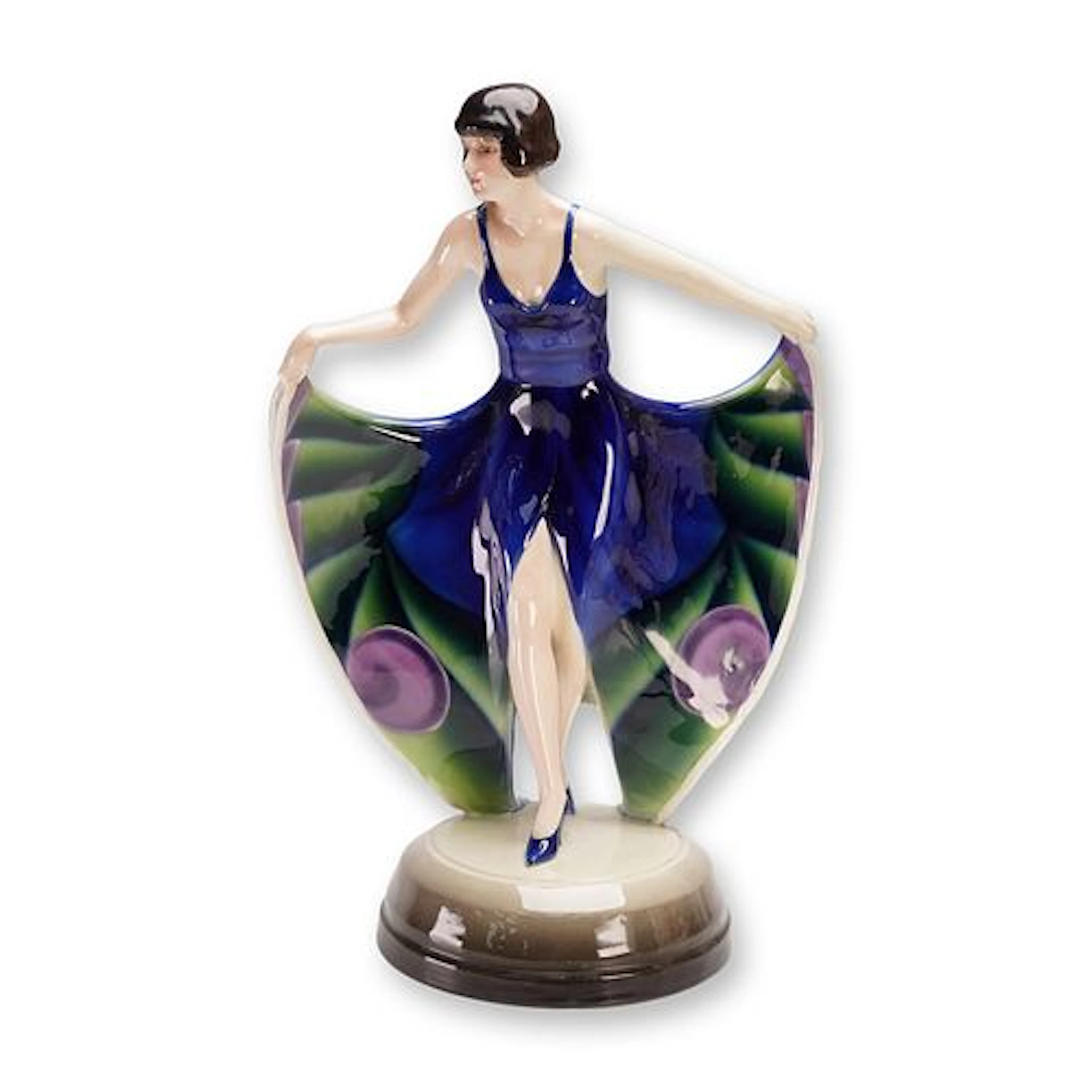 Goldscheider by Josef Lorenzl Woman in Butterfly Dress Figurine