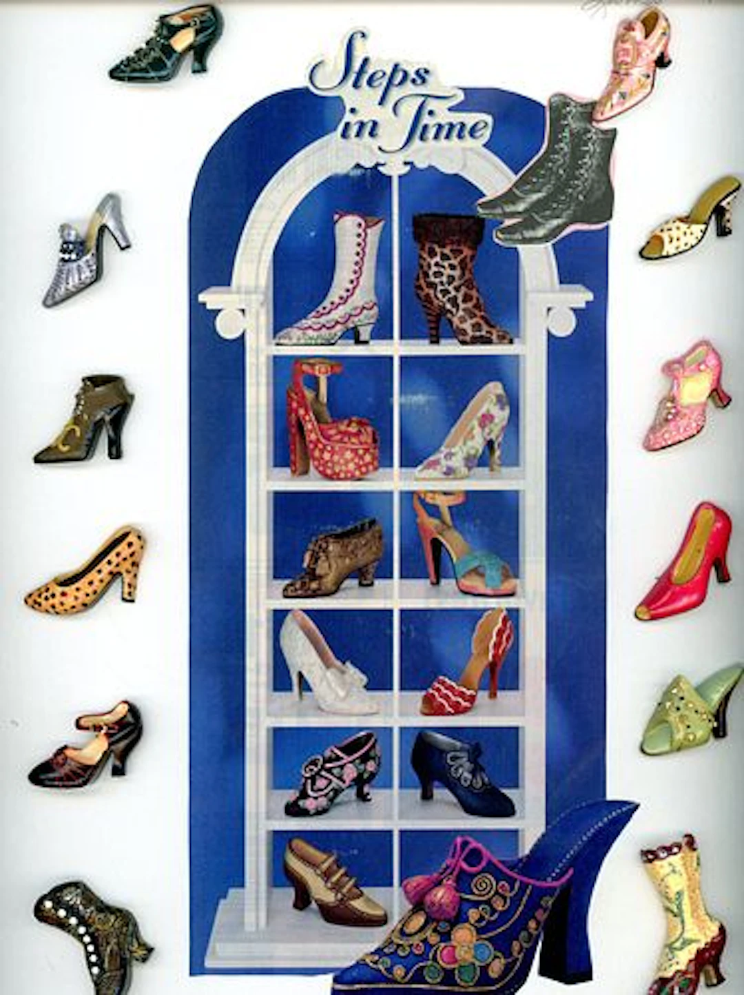 A FUN CARD OF DIVISION THREE SHOE BUTTONS