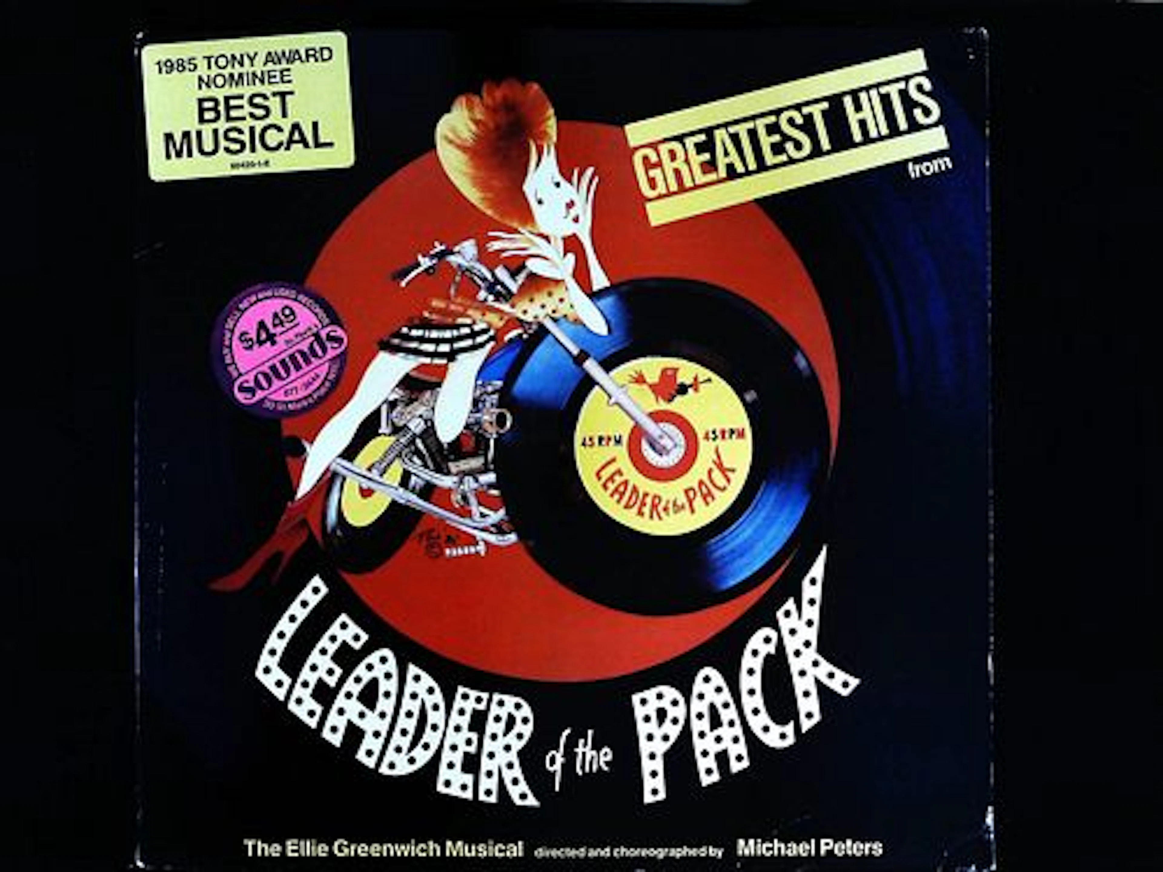 Leader of the Pack Original Broadway Cast Recording Promotional Vinyl LP
