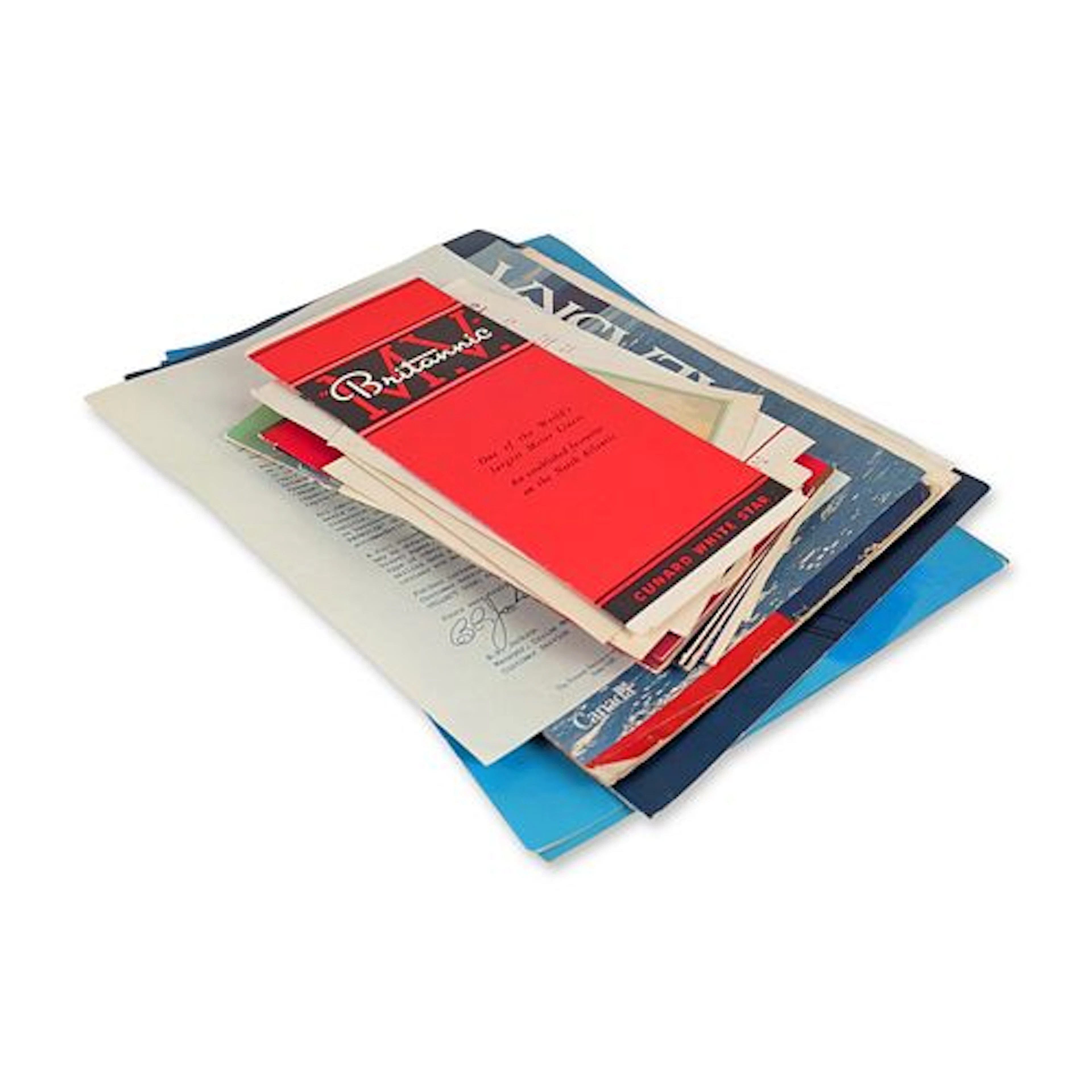 Collection of Mid-Century Ocean Liner and Steamship Ephemera