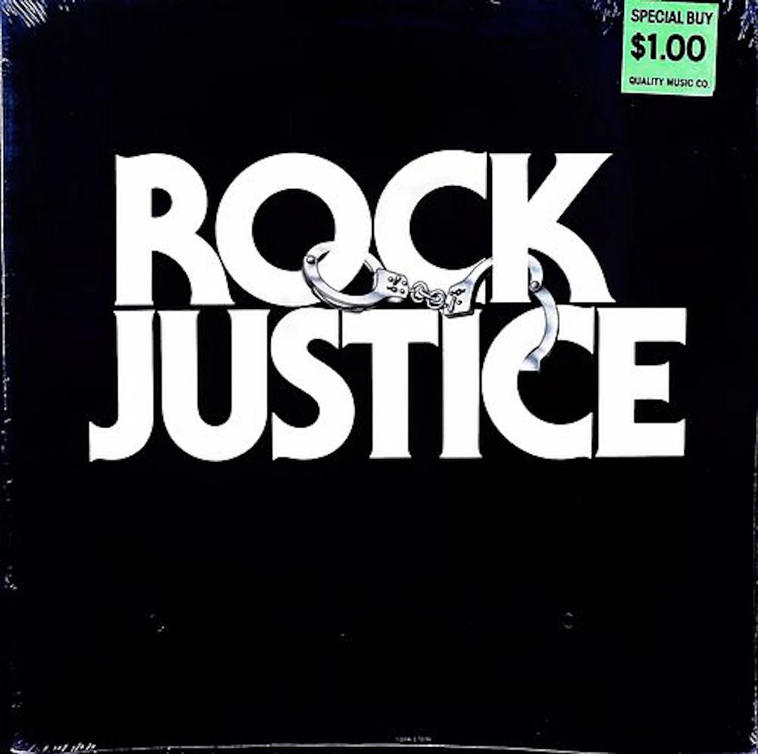 Rock Justice Original Cast EMI America Gate-Fold Record and Cover