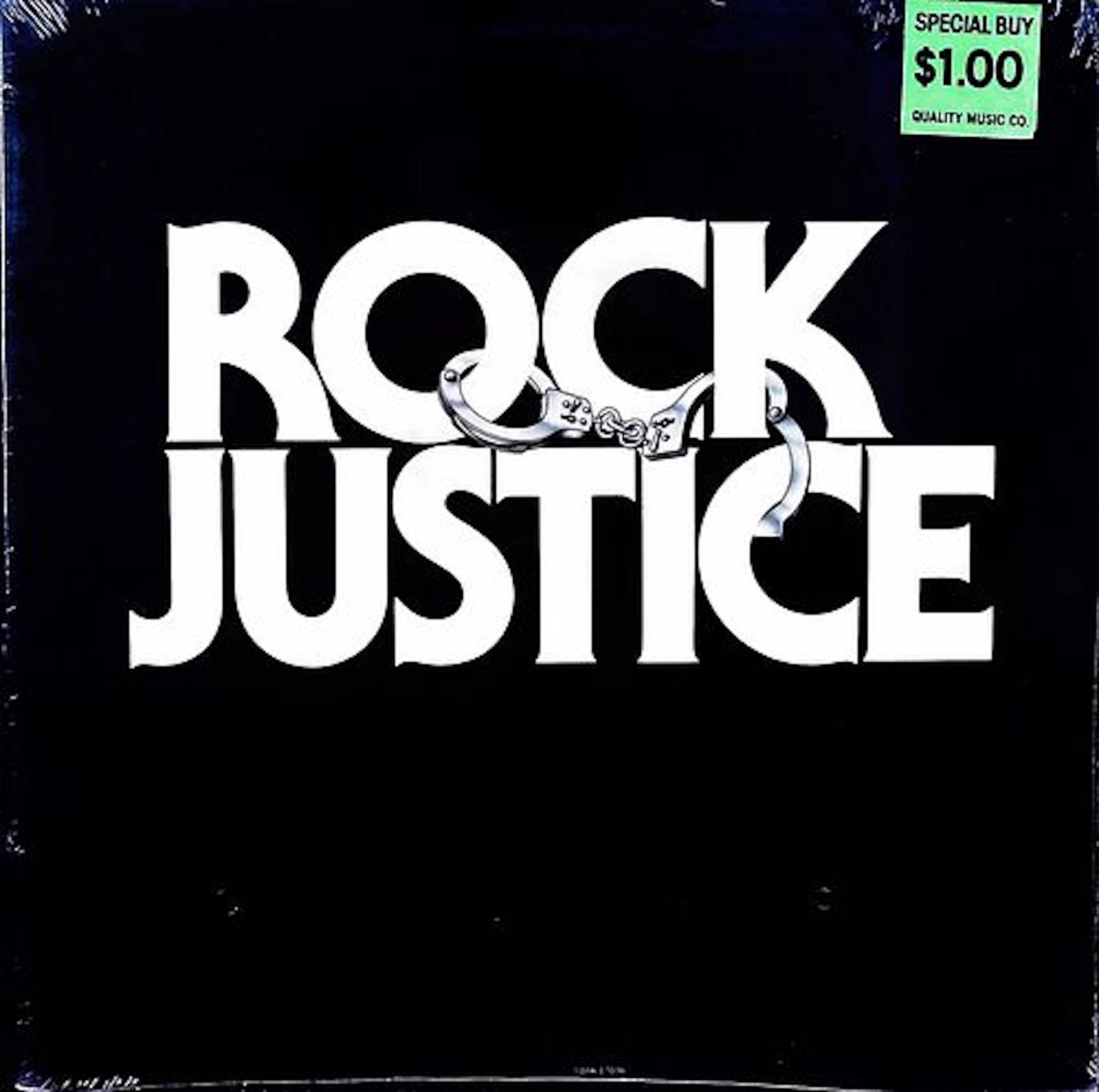 Rock Justice Original Cast EMI America Gate-Fold Record and Cover