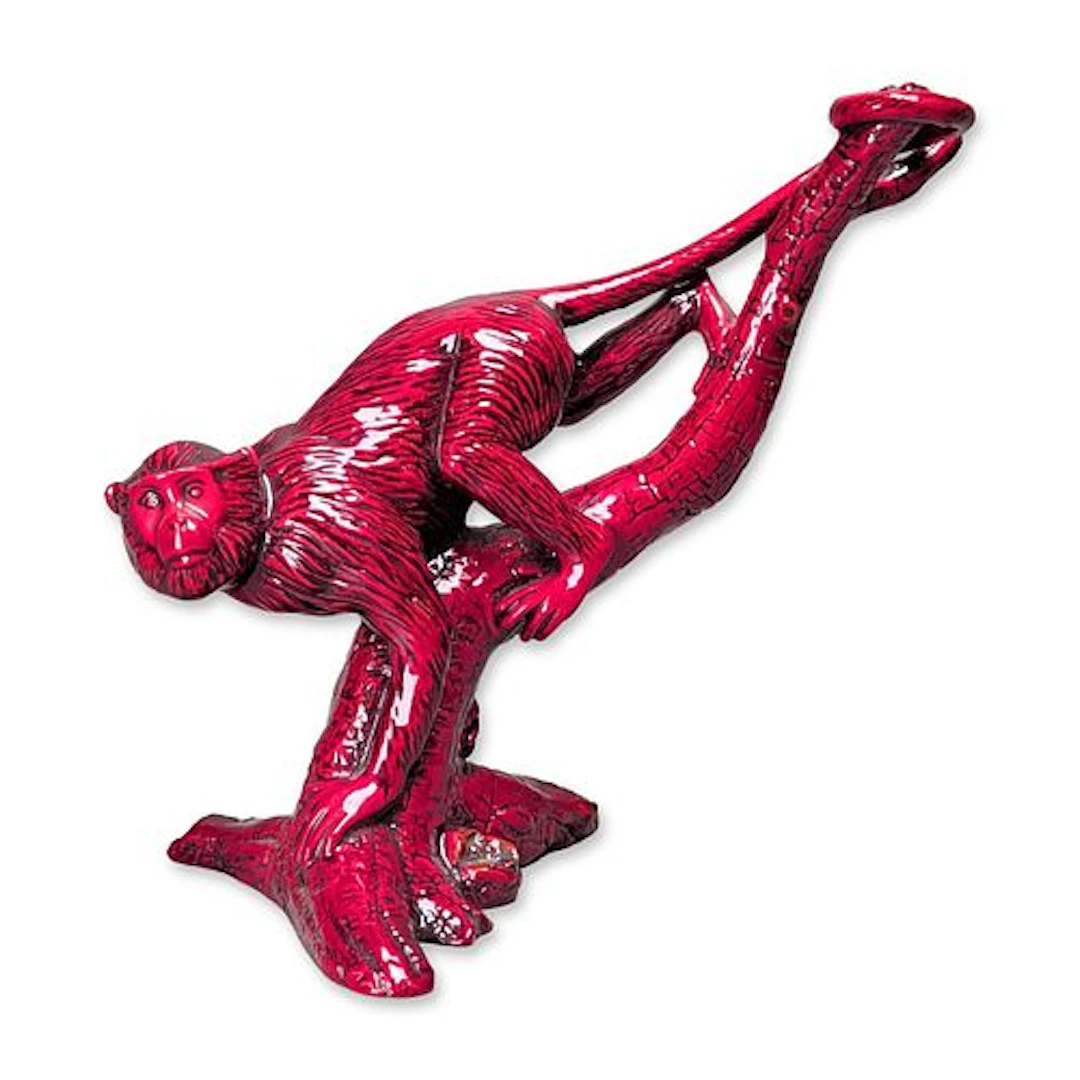Royal Doulton Burslem Artwares Suzhou Monkey Flambe Ceramic Figurine BA 40