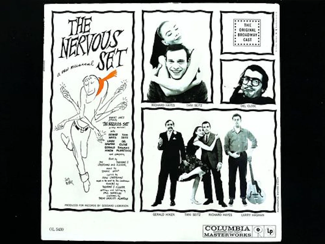 Nervous Set Broadway Cast Columbia Masterworks 1959 Promo Copy