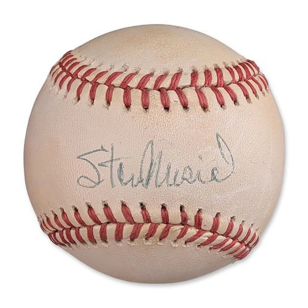 Stan Musial Signed National League Official Baseball w/ COA