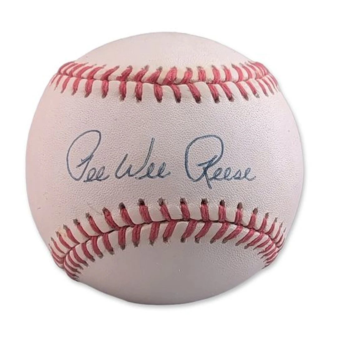 Pee Wee Reese Autographed Official National League Rawlings Baseball