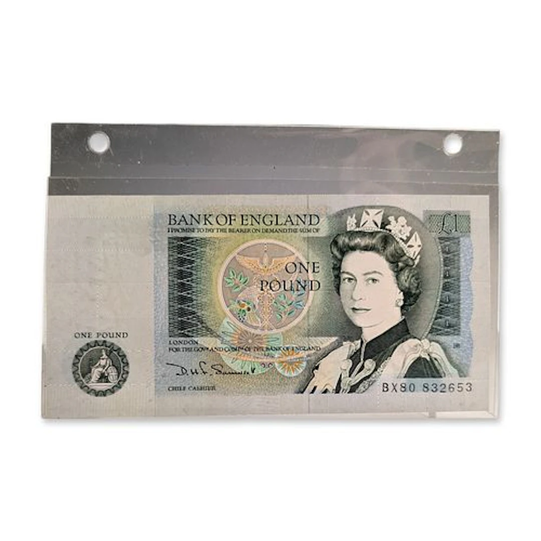 1978-1984 Bank of England Elizabeth II Sir Isaac Newton One Pound Banknote