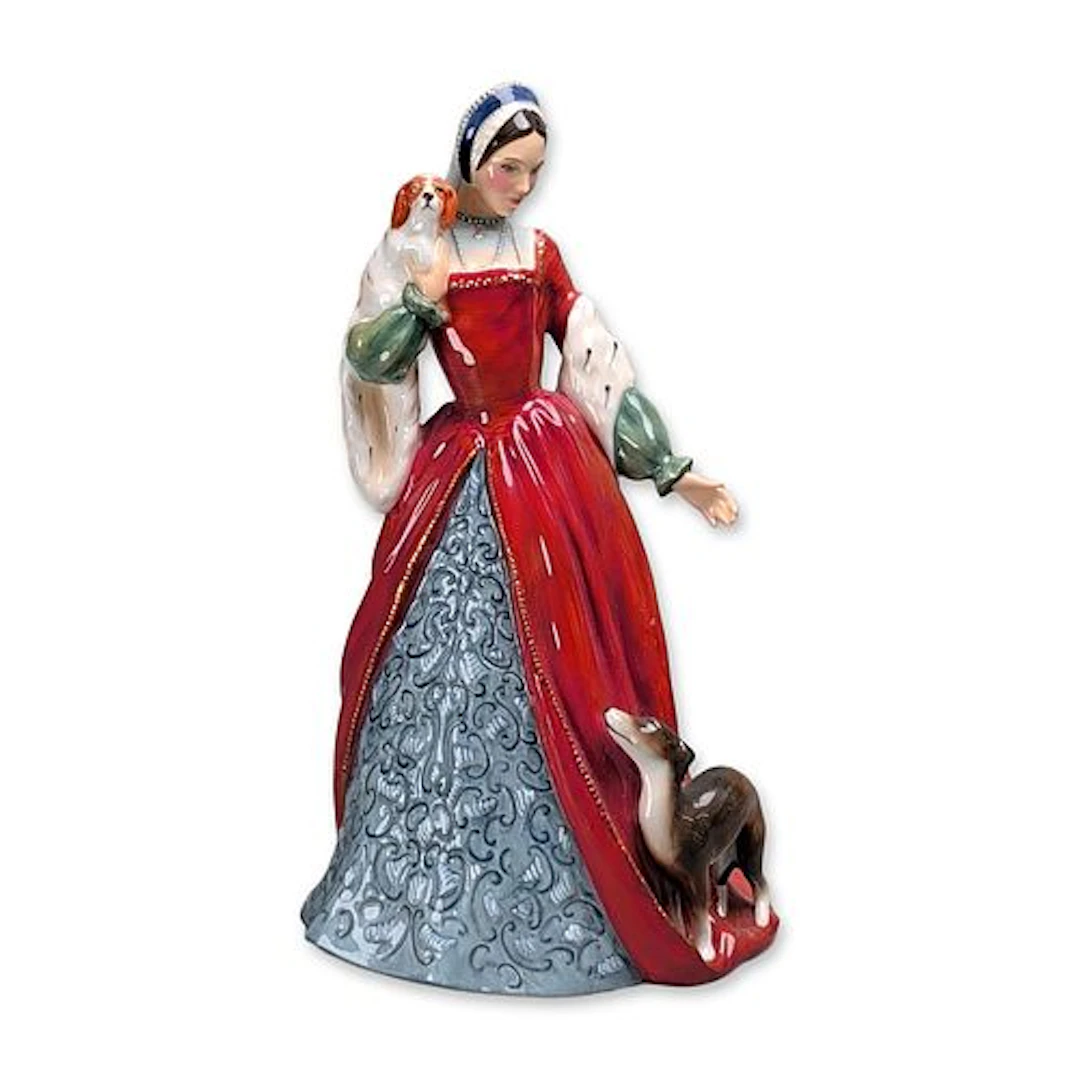 Royal Doulton Six Wives of Henry VIII Porcelain Figurine, Anne Boleyn HN3232