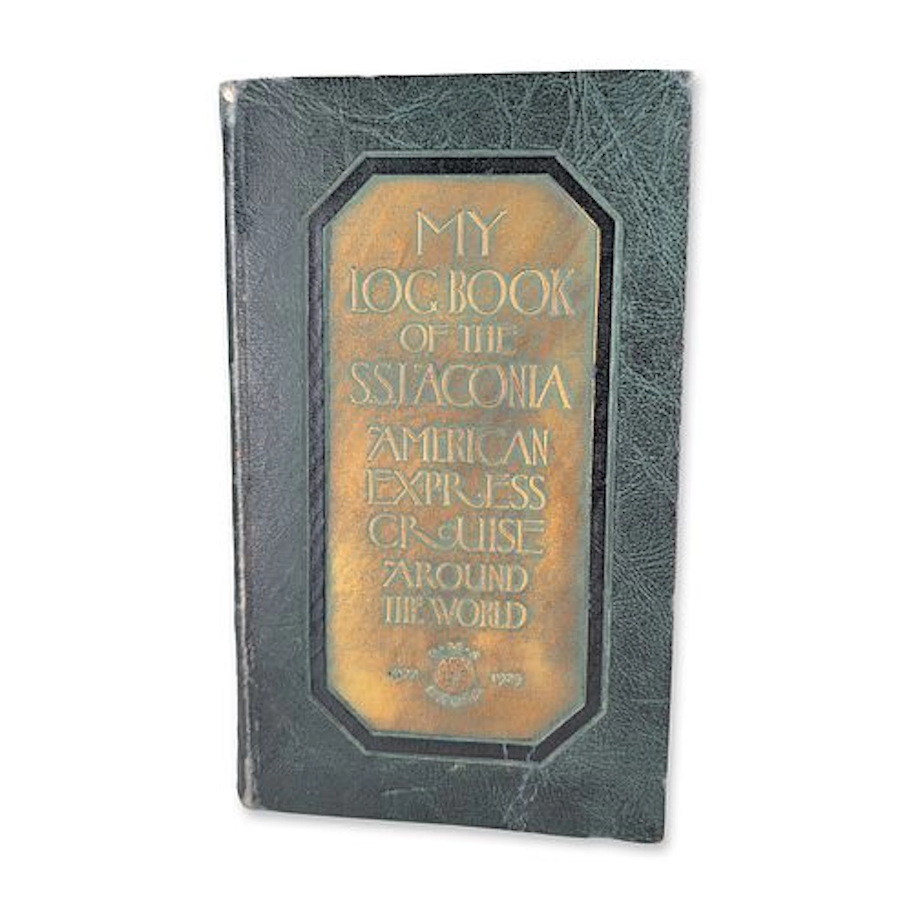 American Express 1922 SS Laconia First Around-The-World Cruise Log Book