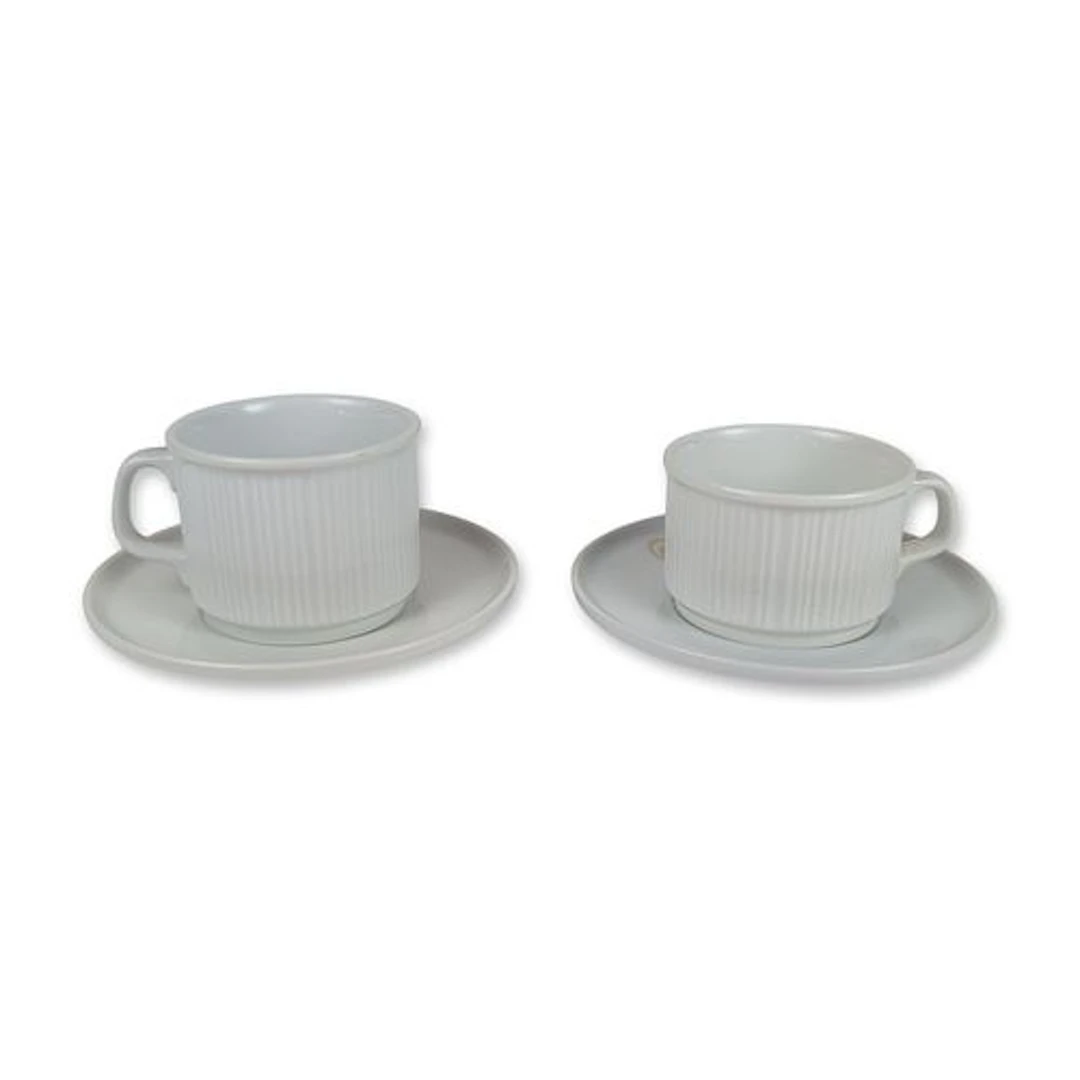 4pc Rosenthal for Holland America Line Porcelain Cups and Saucers