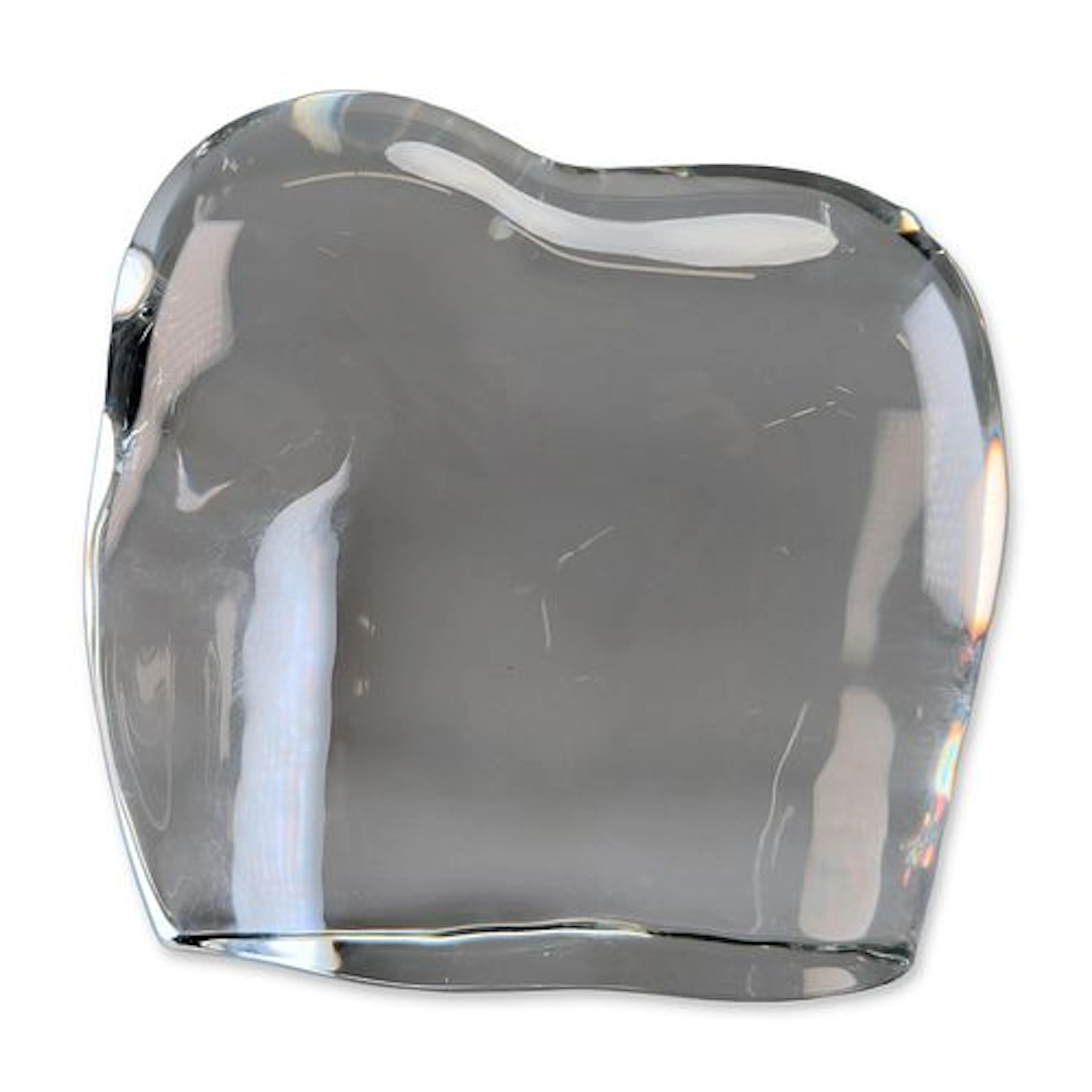 Baccarat France Clear Crystal Elephant Figurine
