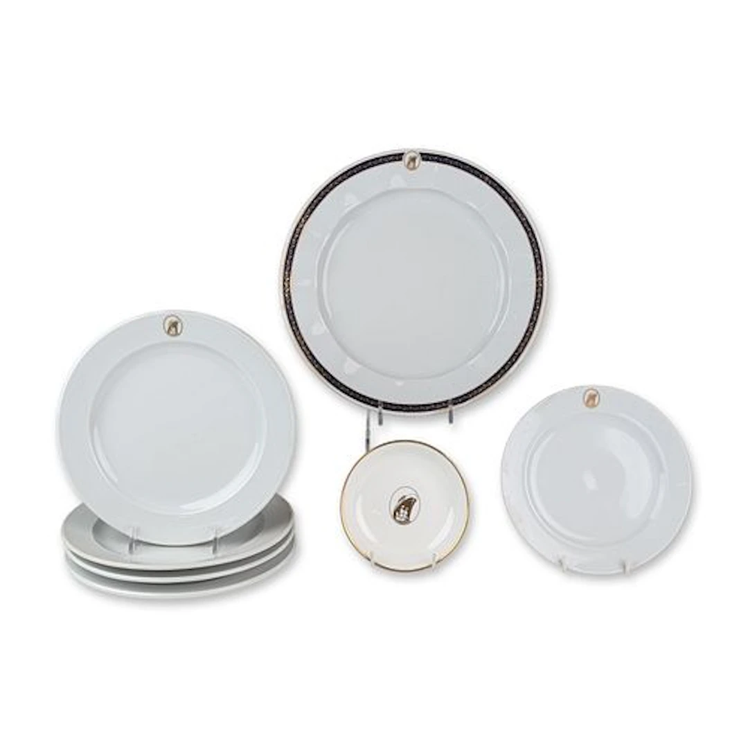 7pc Rosenthal and Aynsley for Holland American Line Porcelain Plates