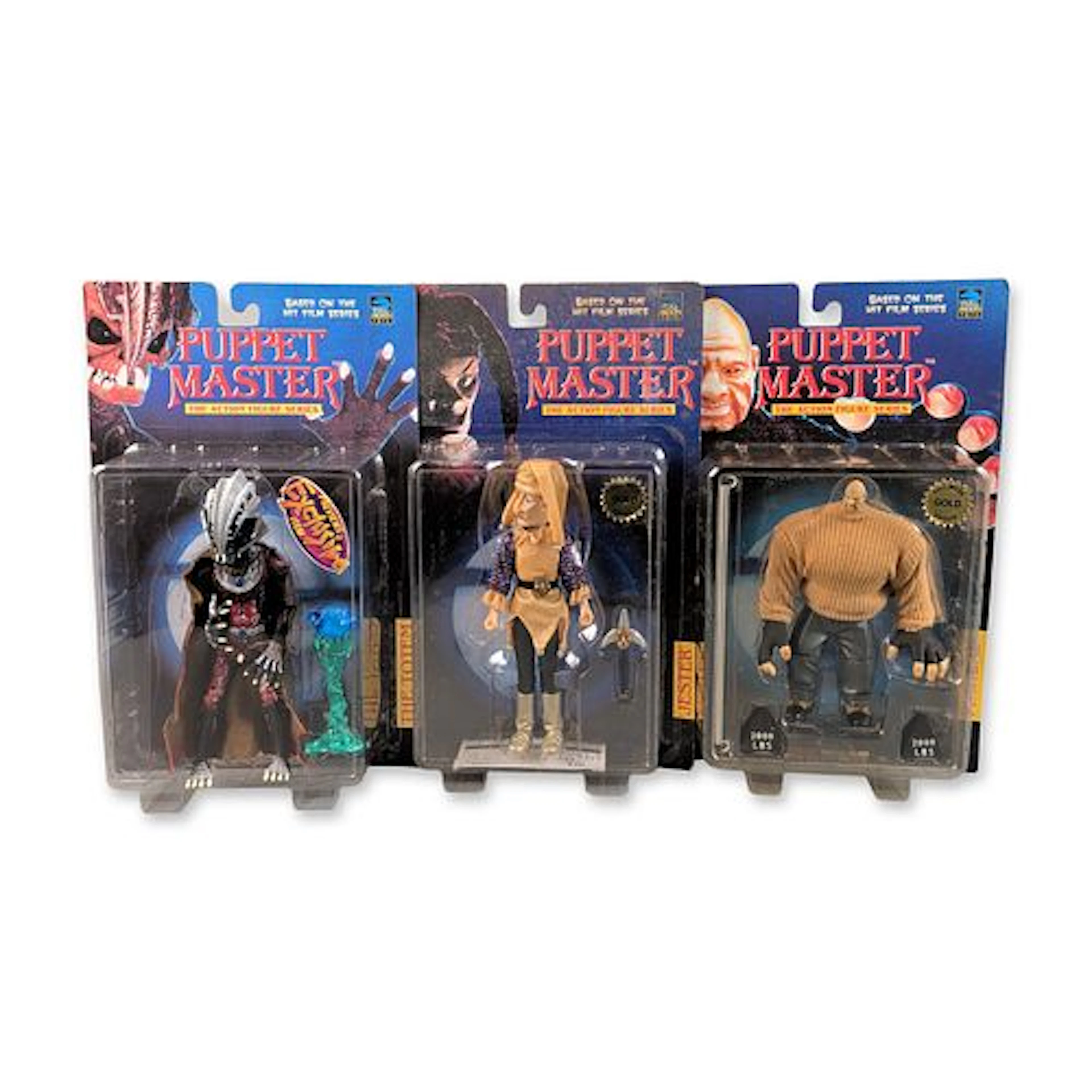 3pc Full Moon Toys Puppet Master The Action Figures Series