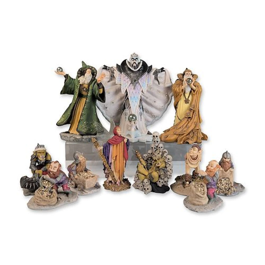 11pc Enchantica Holland Studio Craft Fantasy Figurine Collection