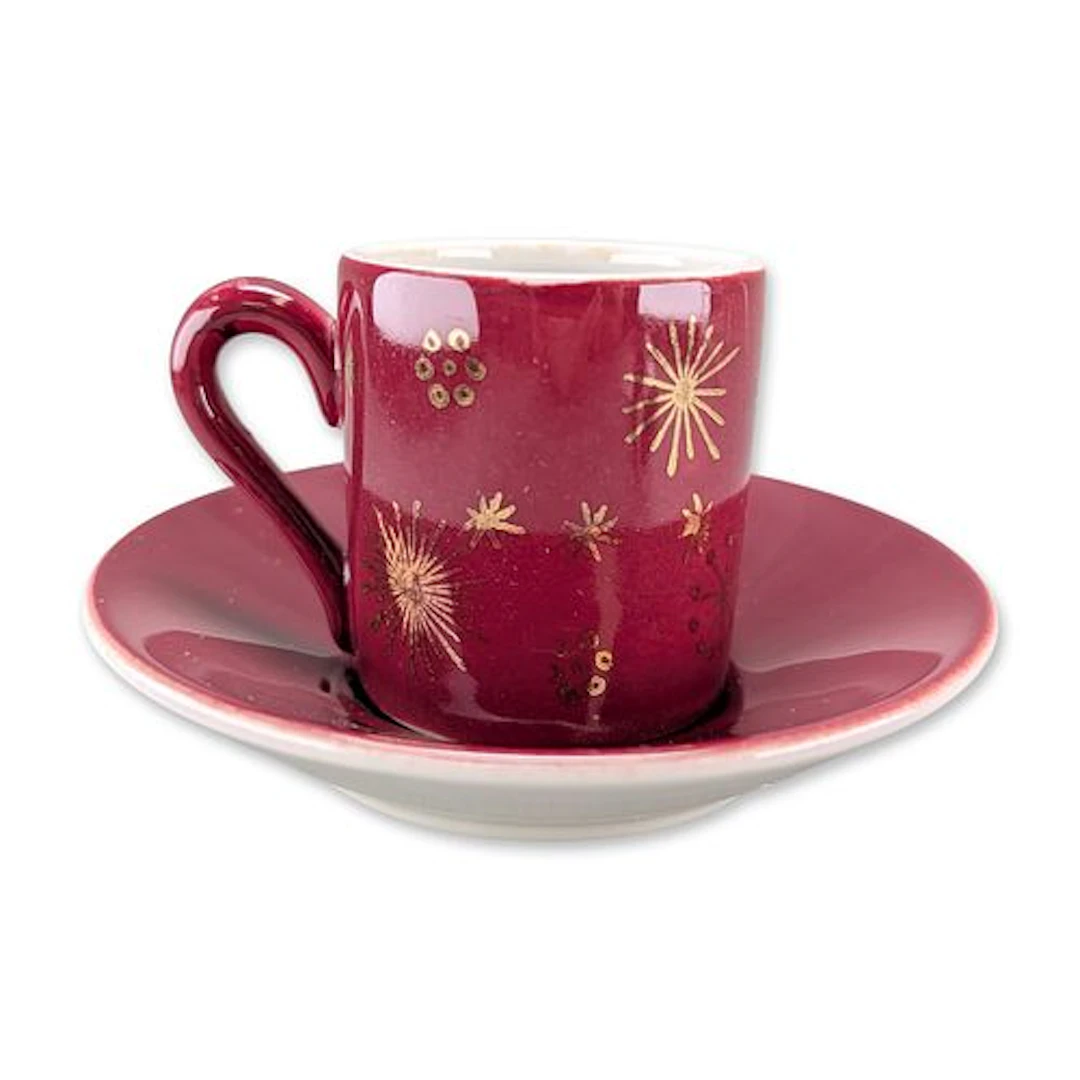 2pc Mayer China American Export Lines Demitasse and Saucer Set