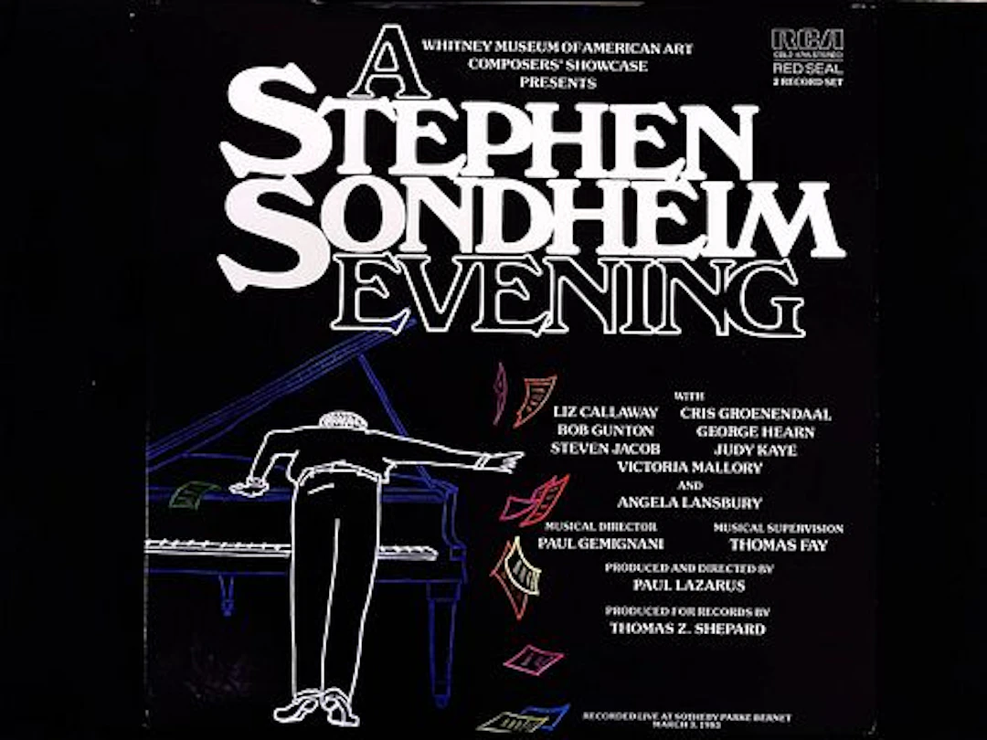 A Stephen Sondheim Evening RCA Red Seal 2 LP Vinyl Record Set