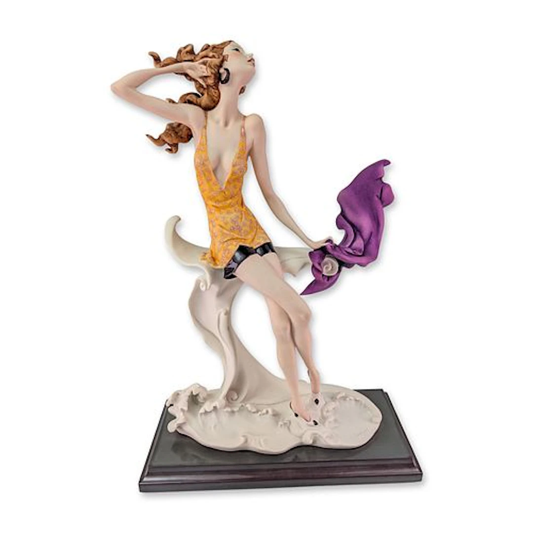 Giuseppe Armani Seashore Summer Cold-Cast Porcelain Sculpture 0540C