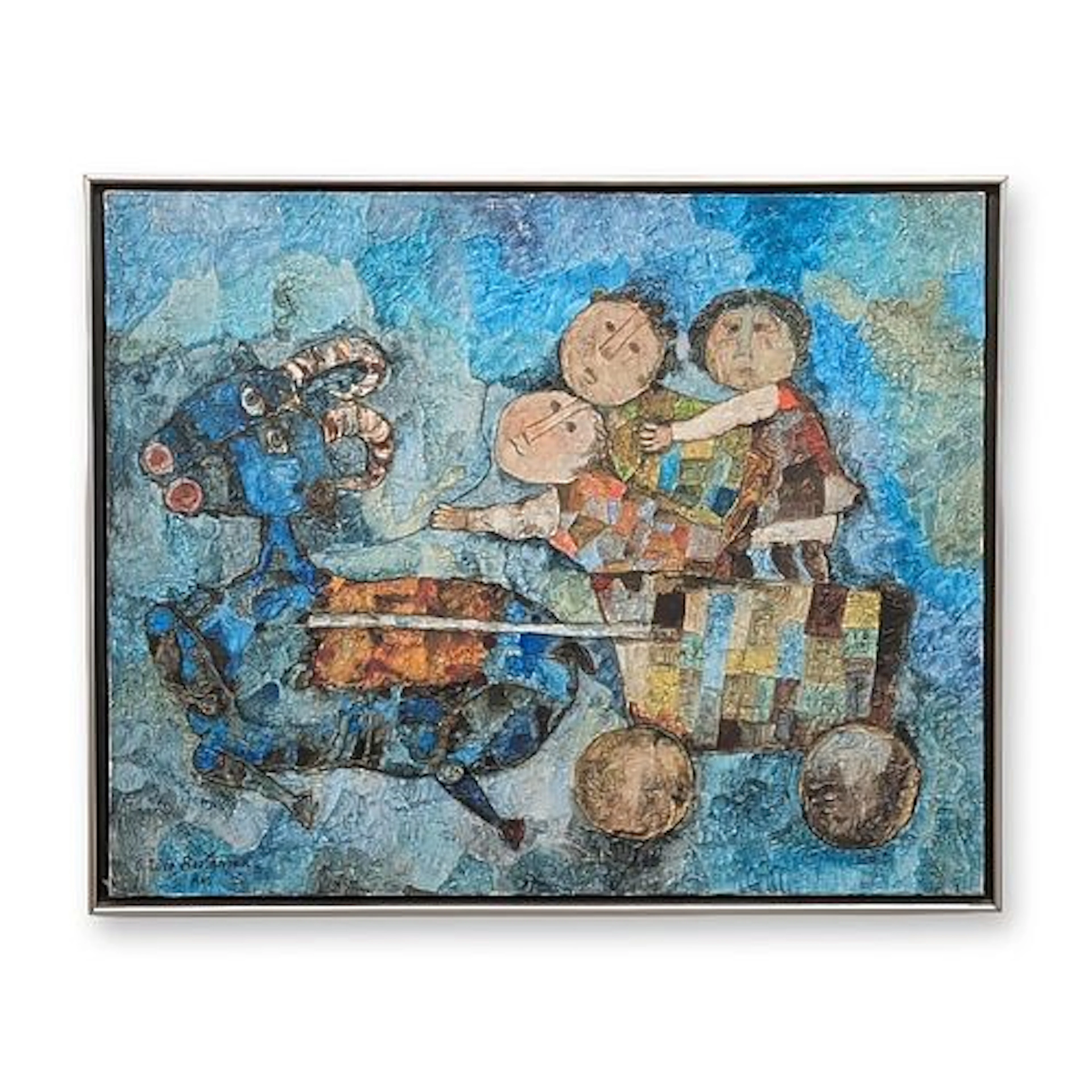 Graciela Rodo Boulanger (Bolivian/French b.1935) Oil on Canvas Painting, Signed