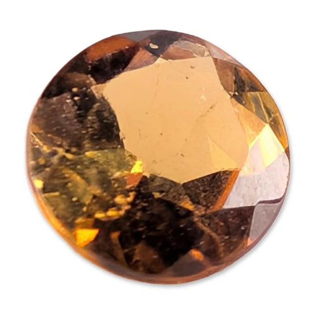 Loose Faceted Golden Brown Gemstone