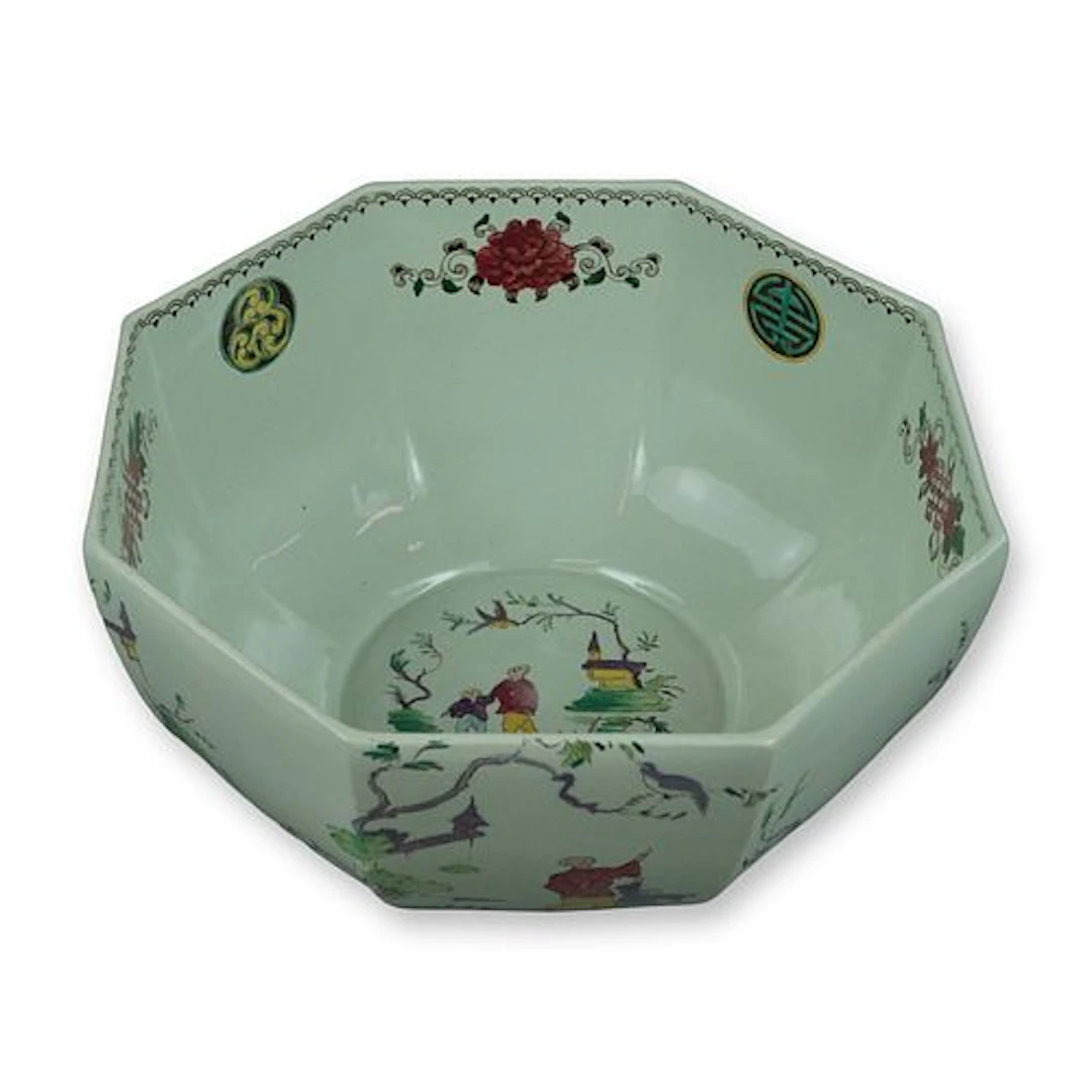 Wedgwood Octagonal Chinoiserie Serving Bowl