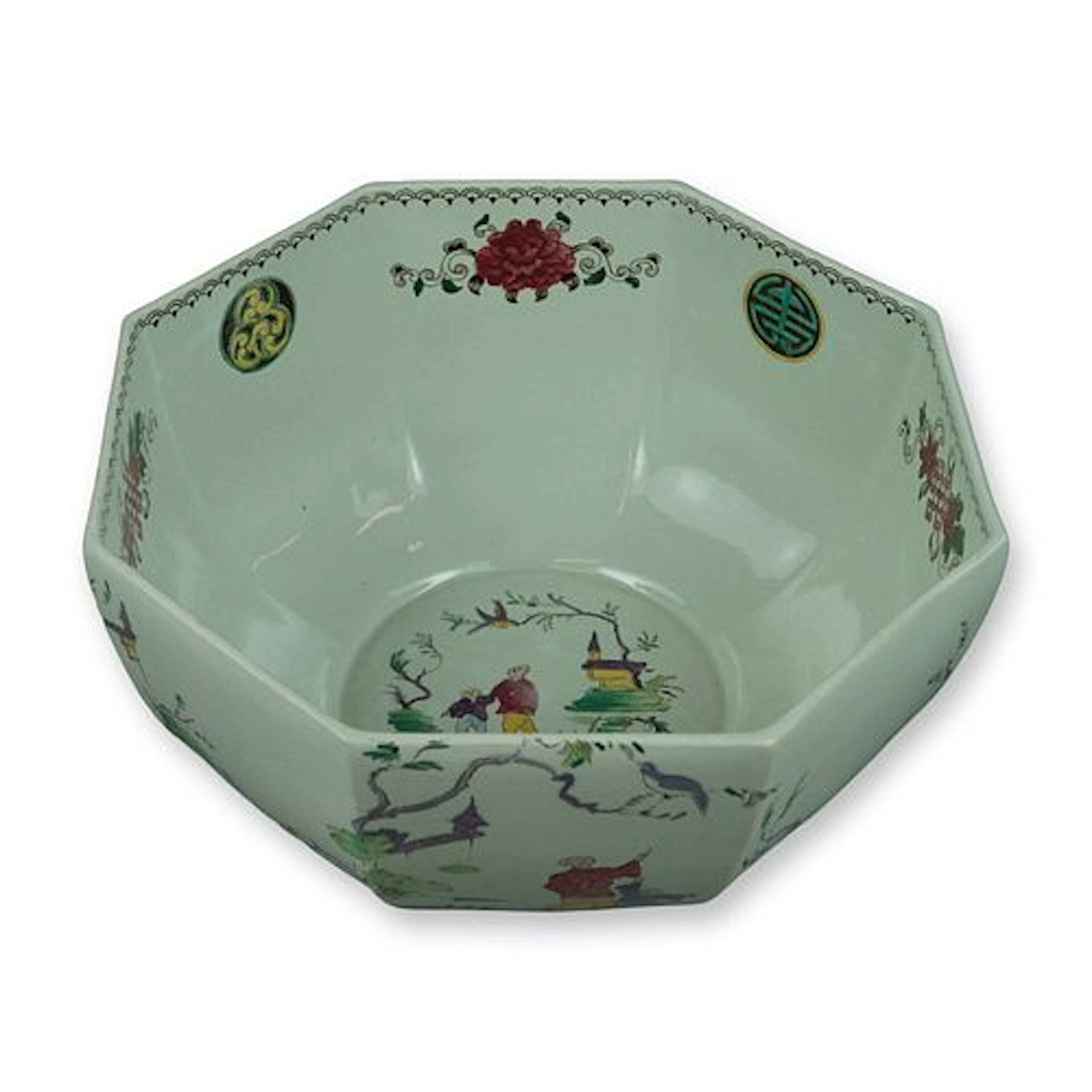 Wedgwood Octagonal Chinoiserie Serving Bowl