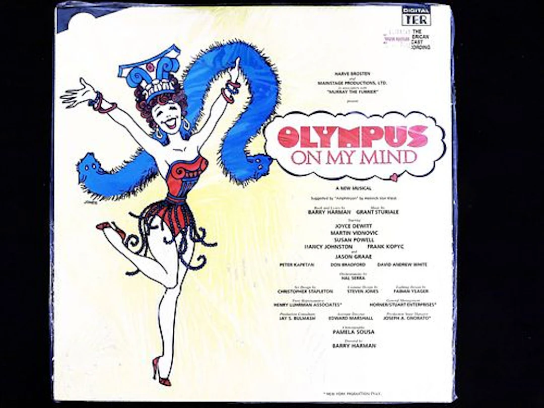 Original LP Sleeve for Olympus On My Mind 1987 American Cast Recording