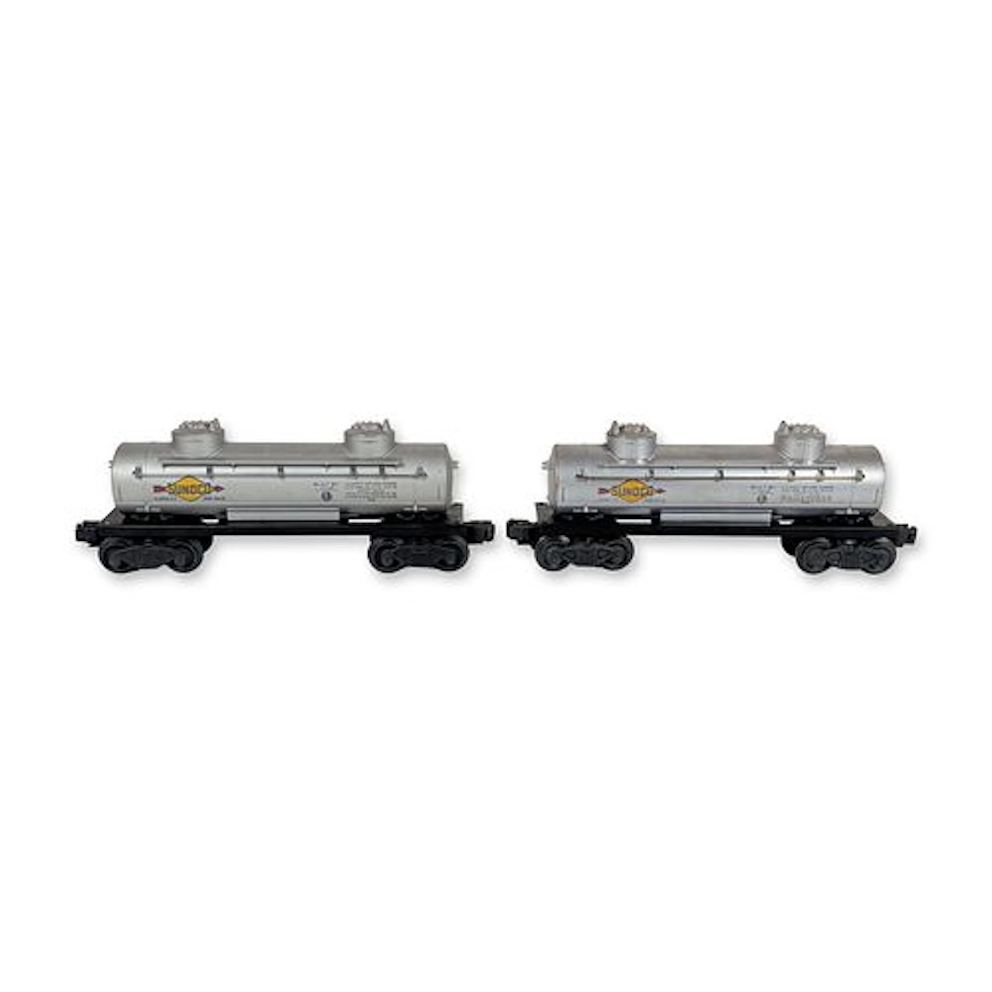 Pair of Lionel 6465 Sunoco Tank Cars with Boxes