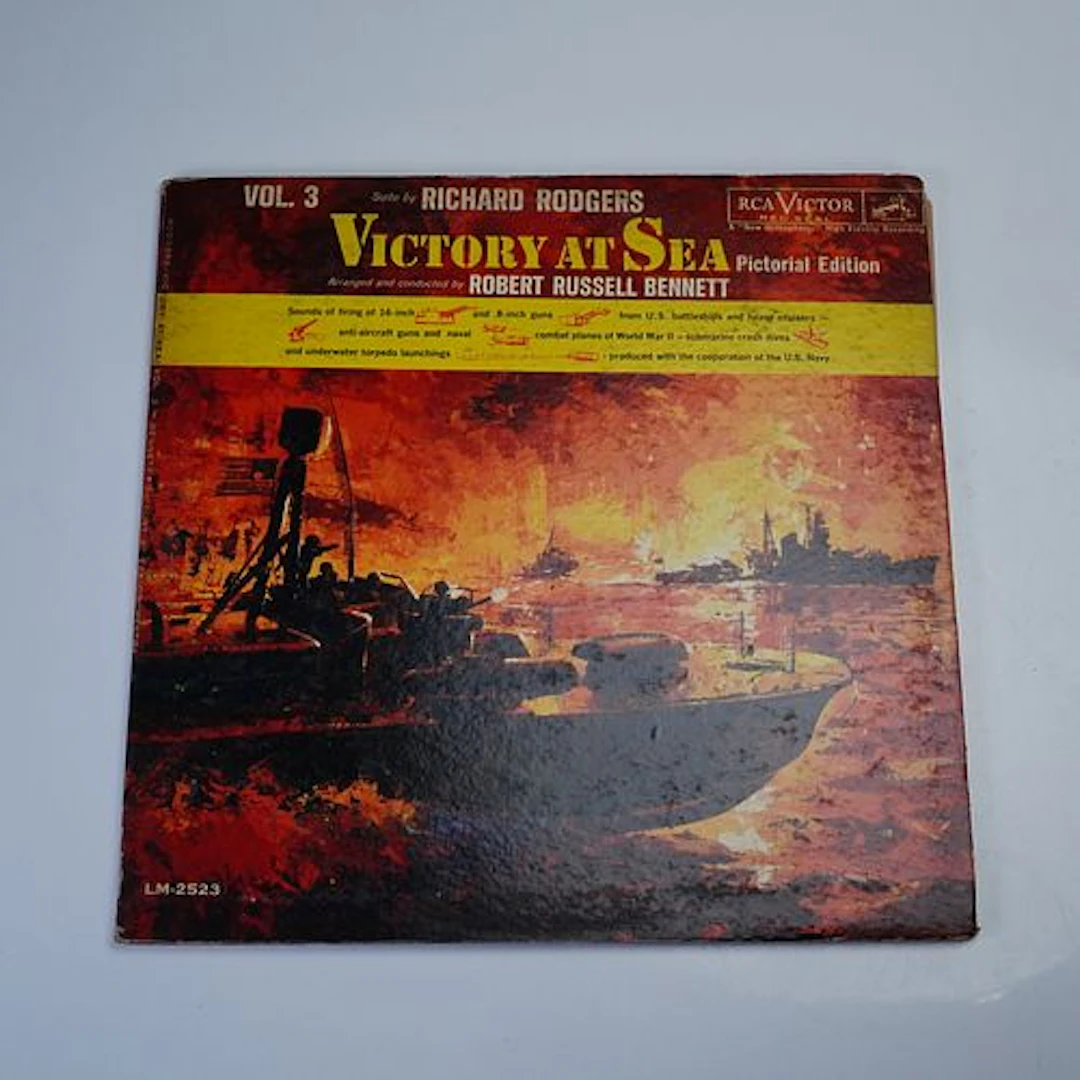 RCA Victor Records Victory at Sea Vol. 3 Pictorial Edition Vinyl Record