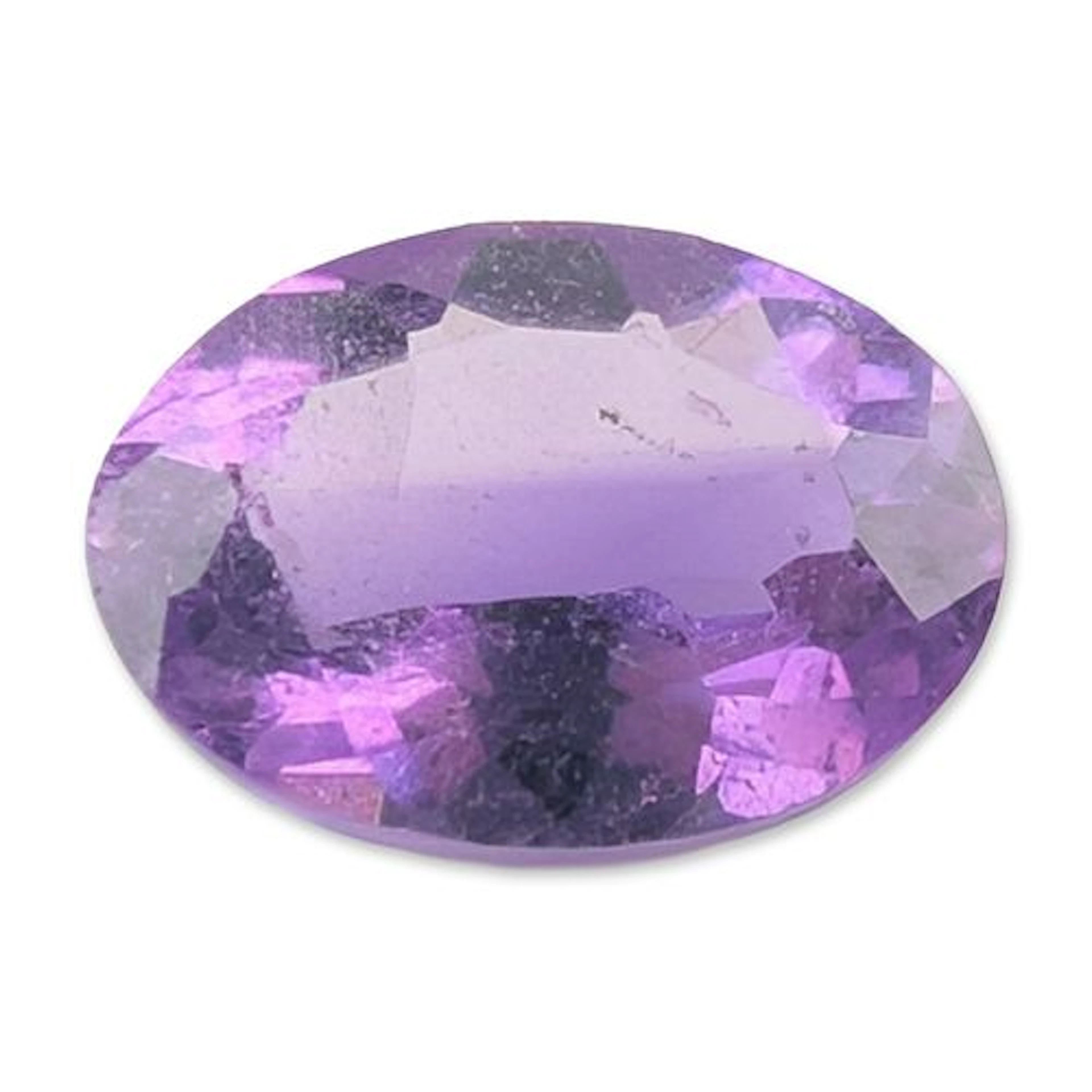Oval Cut Amethyst Gemstone