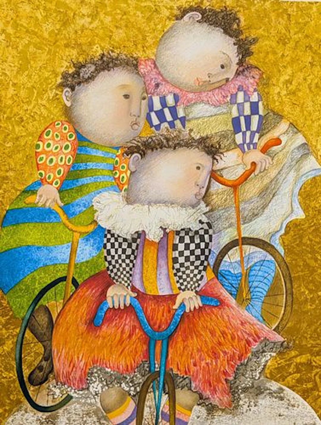 Graciela Rodo Boulanger (Bolivian, born 1935) Color Lithograph, Autour