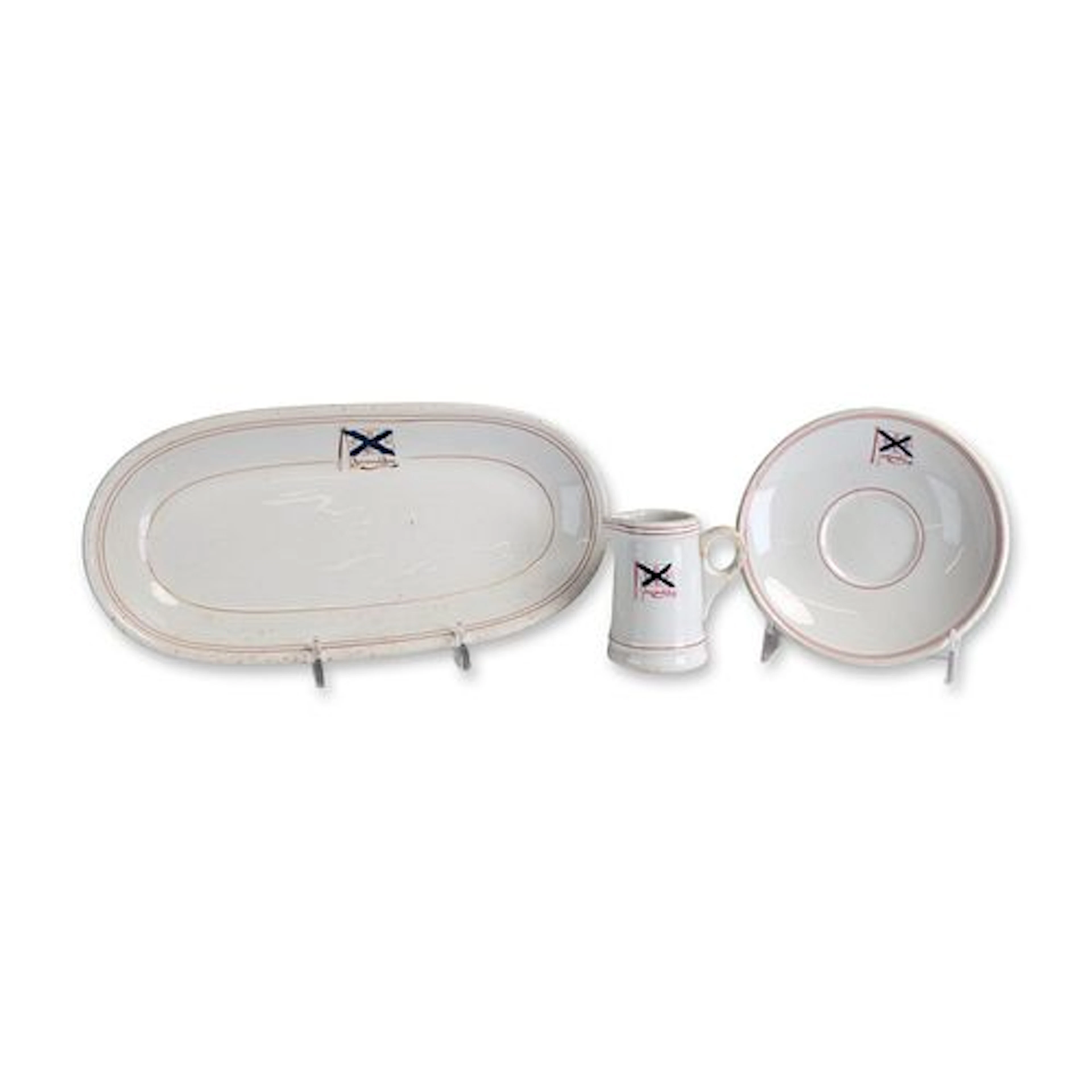3pc Buffalo China and John Maddock & Sons Chinaware for Savannah Line