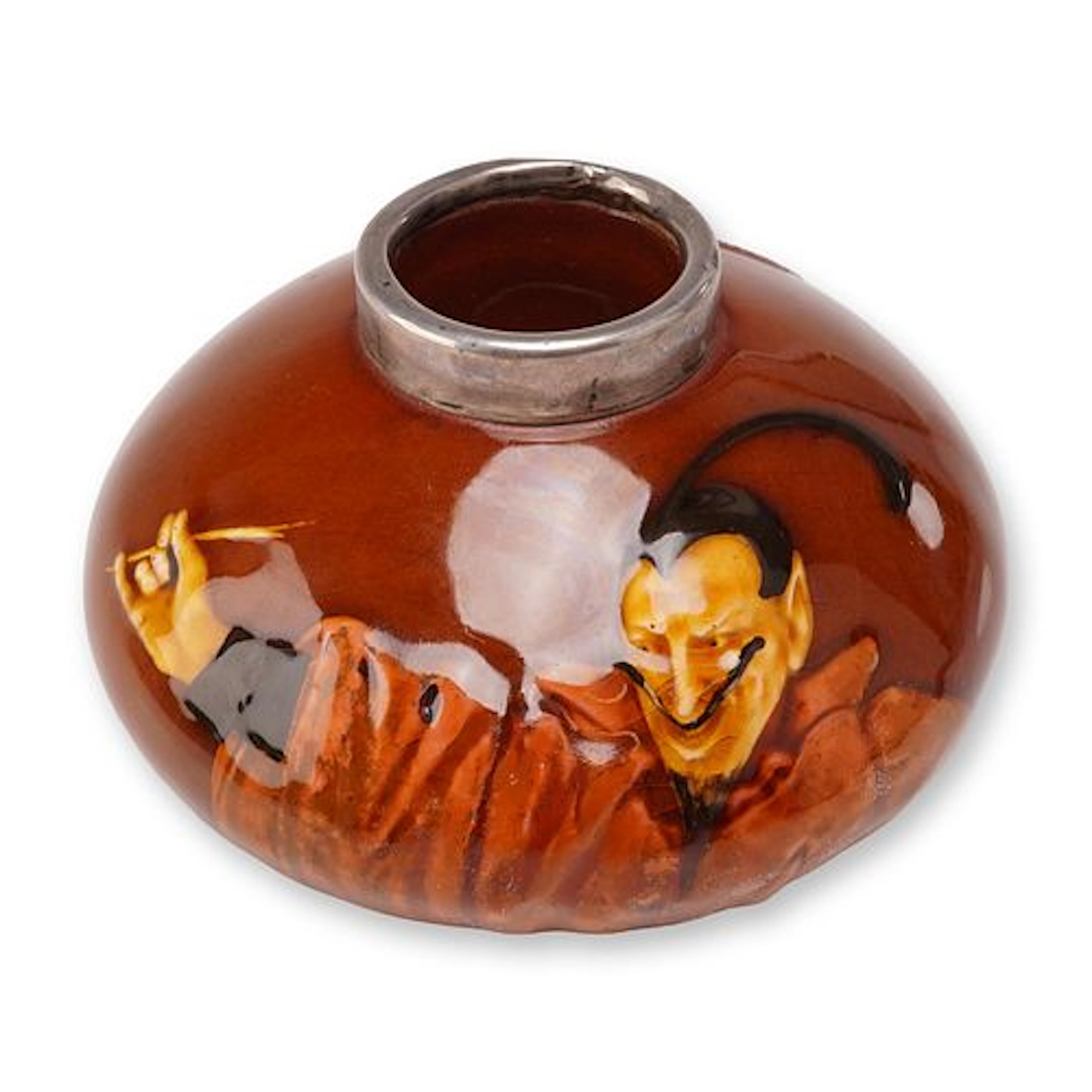 Royal Doulton Very Rare Mephistopheles Kingsware Match Striker with