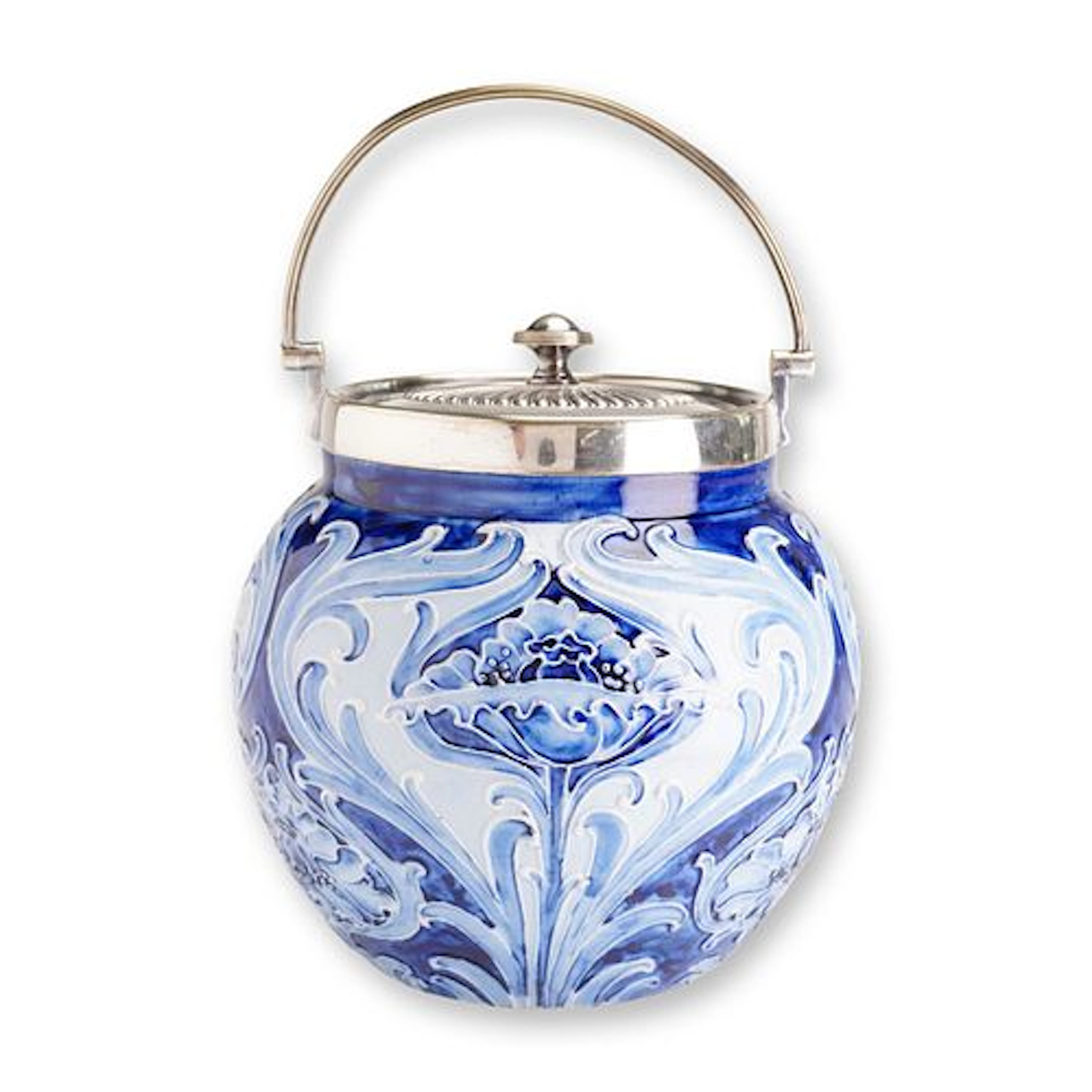 Moorcroft Macintyre Florian Ware Biscuit Barrel, Poppy