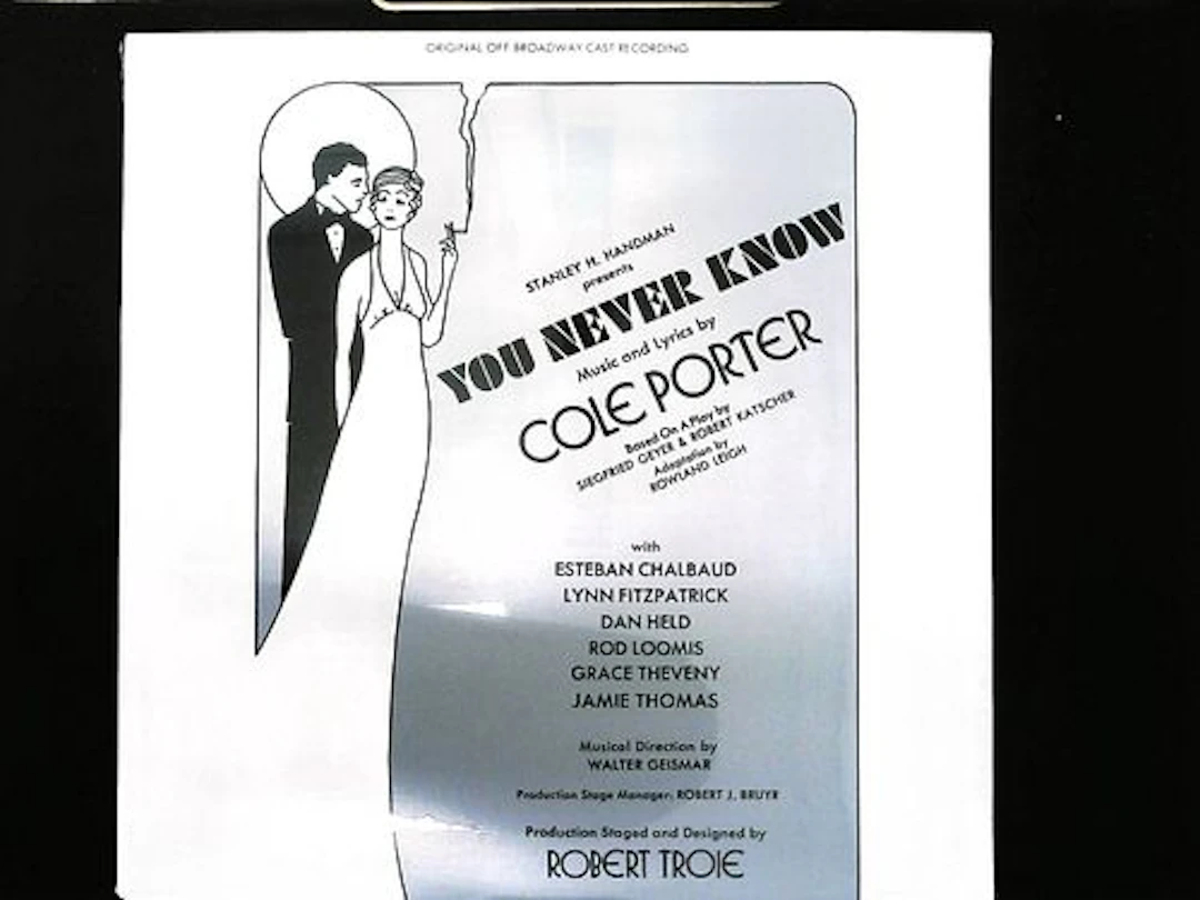 You Never Know Original Off-Broadway Cast Recording Cole Porter Blue