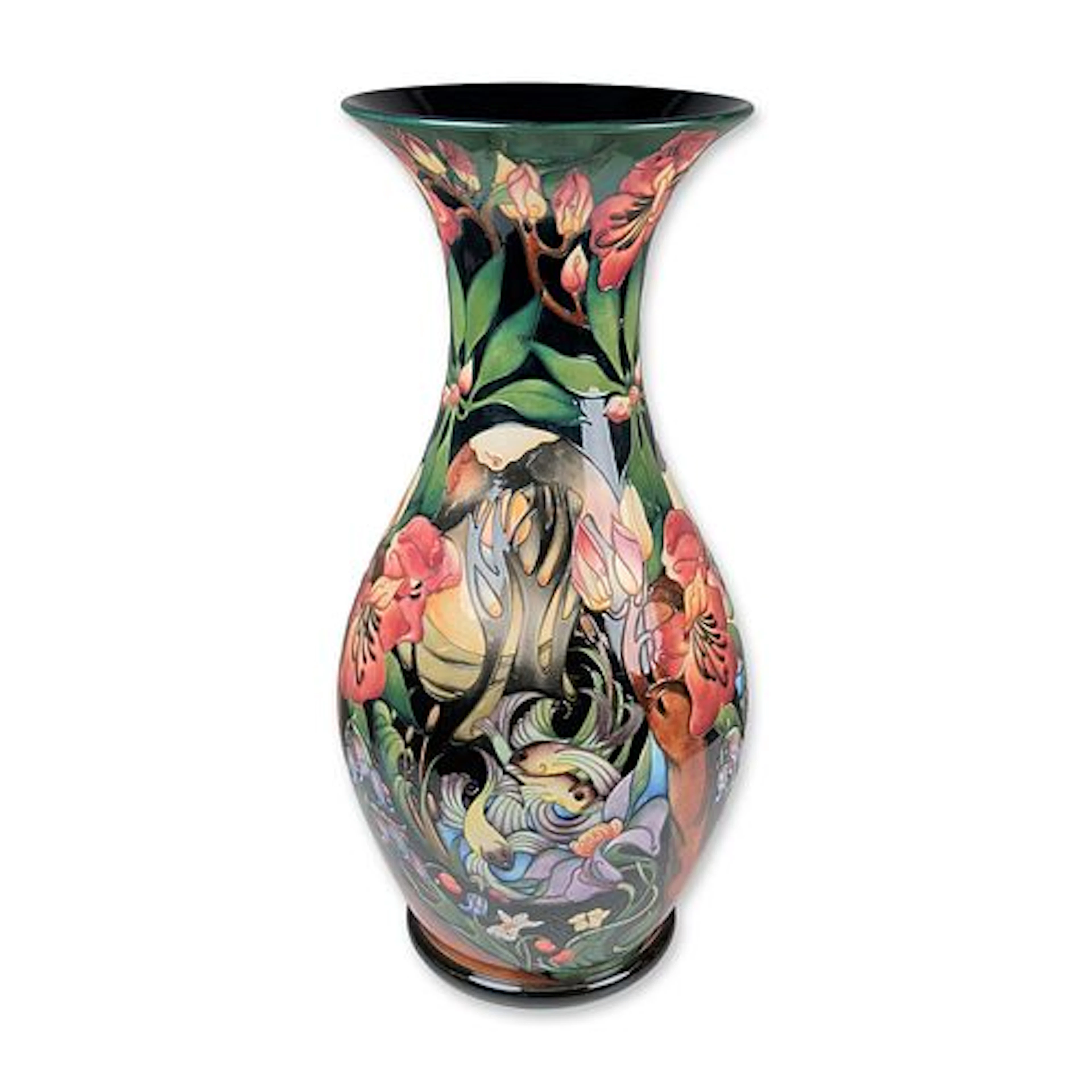 Moorcroft Pottery by Emma Bossons Large Pottery Vase, Hidden Dreams