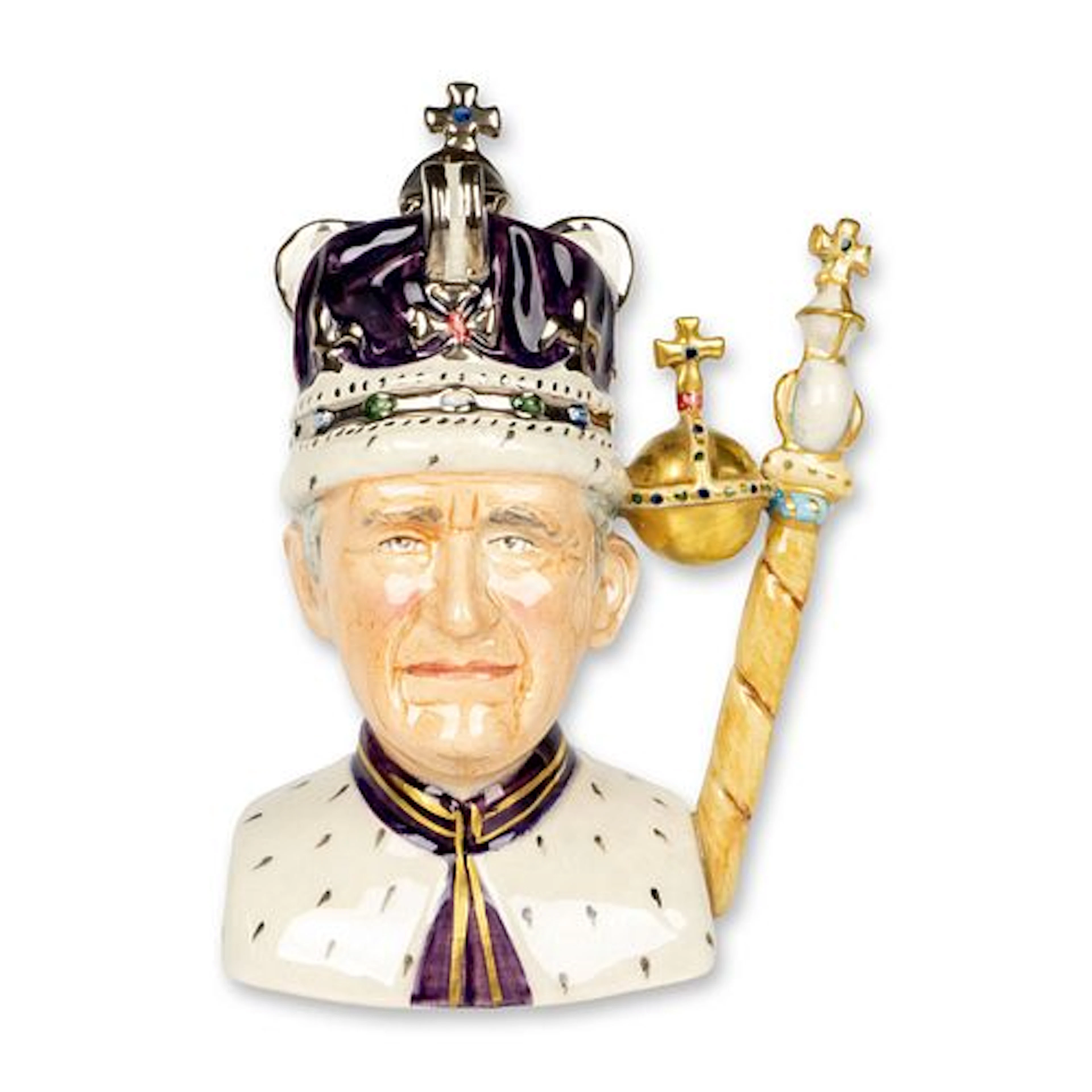 Bairstow Manor Prototype Character Bust, King Charles III