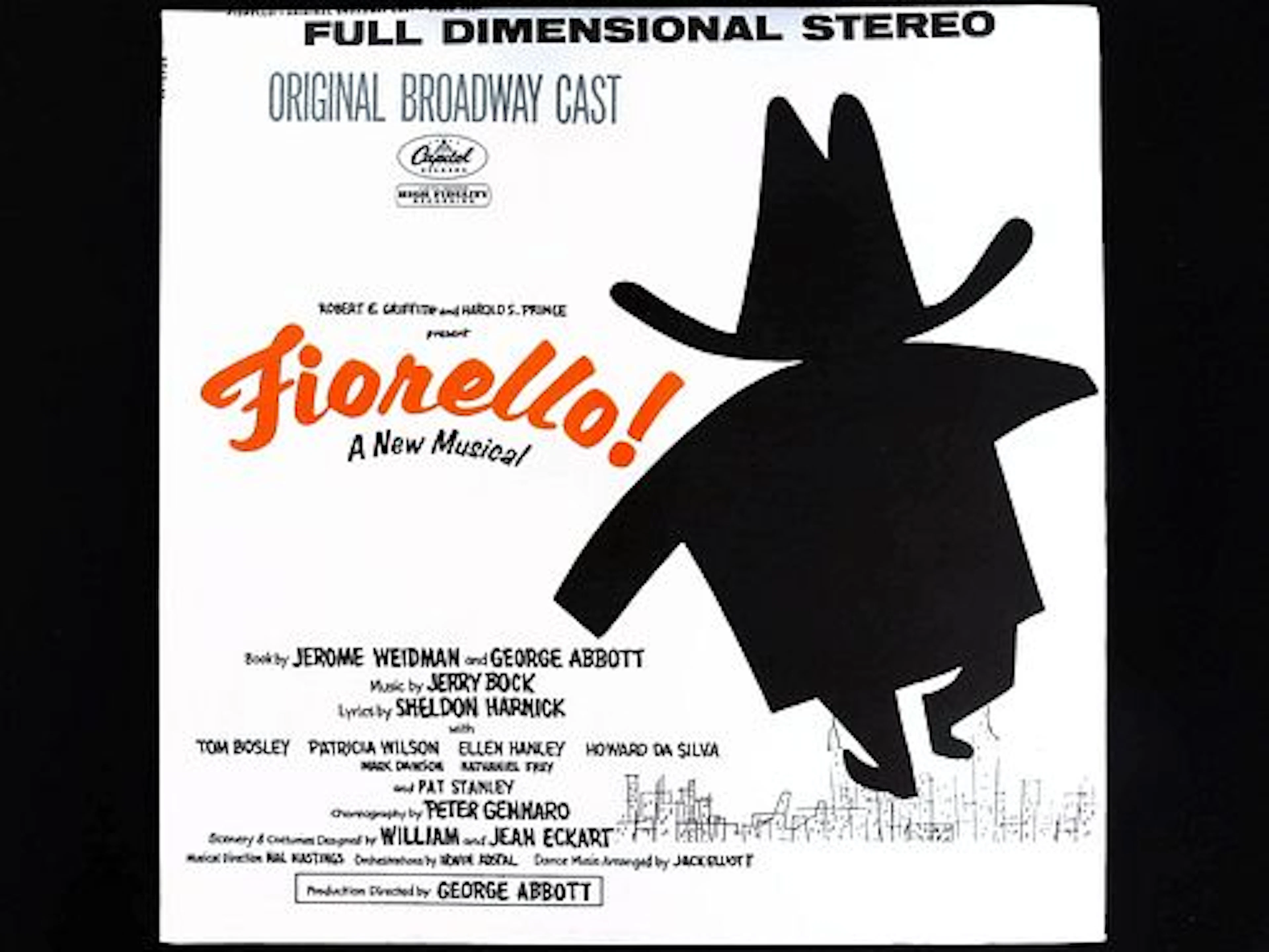 Fiorello! Original Broadway Cast Recording LP, Capitol SWAO 1321