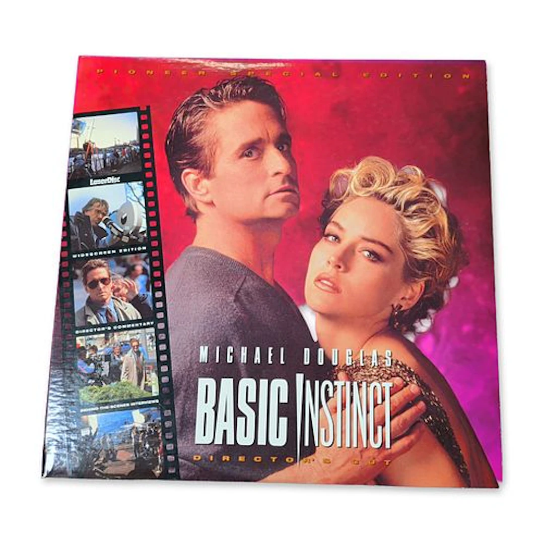 Basic Instinct Pioneer Special Edition Director's Cut LaserDisc Two Disc Set