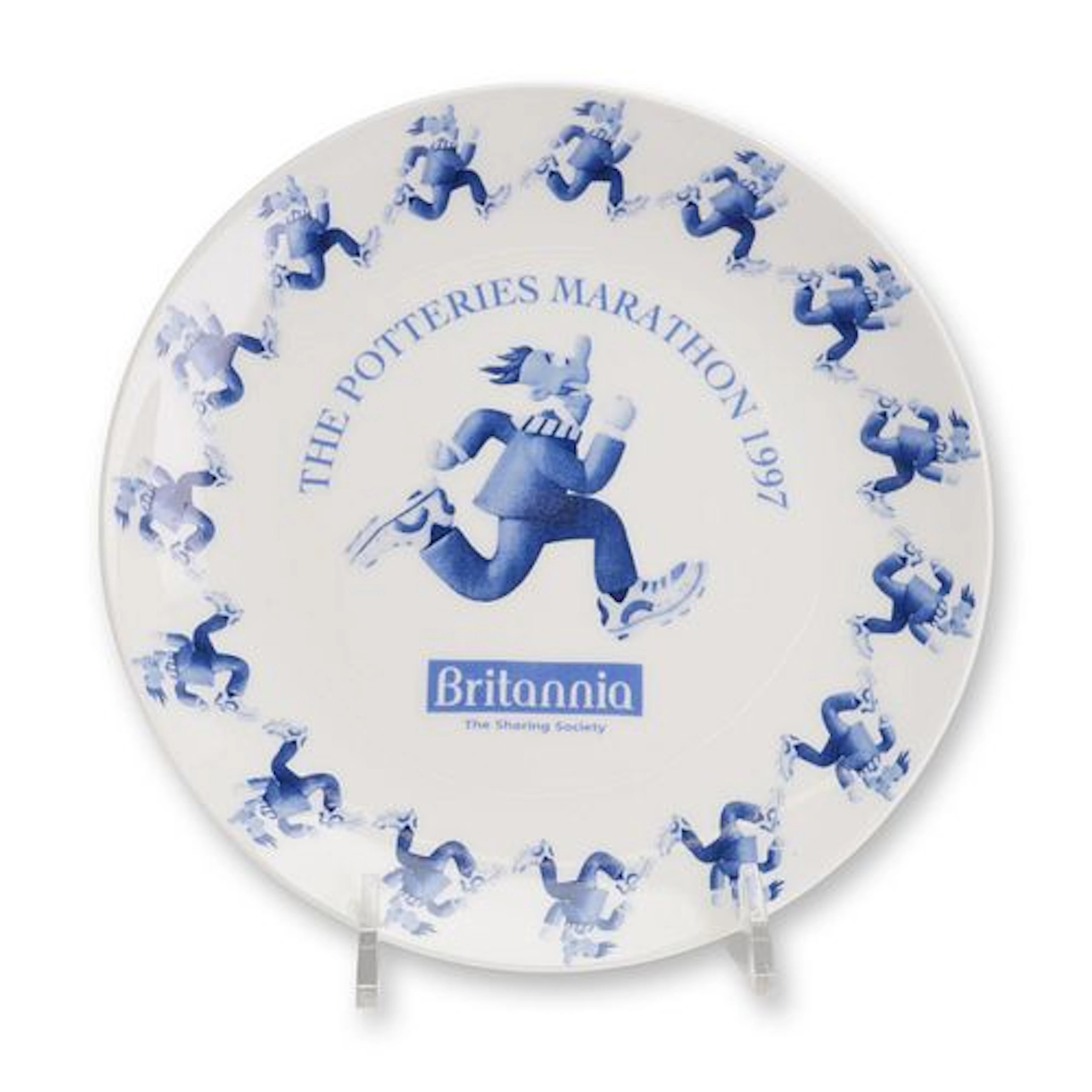 Wedgwood 1997 Potteries Marathon Bone China Award Plate