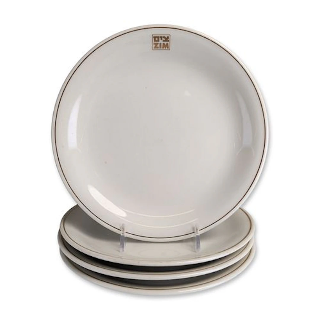 4pc Bauscher Weiden Porcelain ZIM Israel Line First Class Salad Plates Set