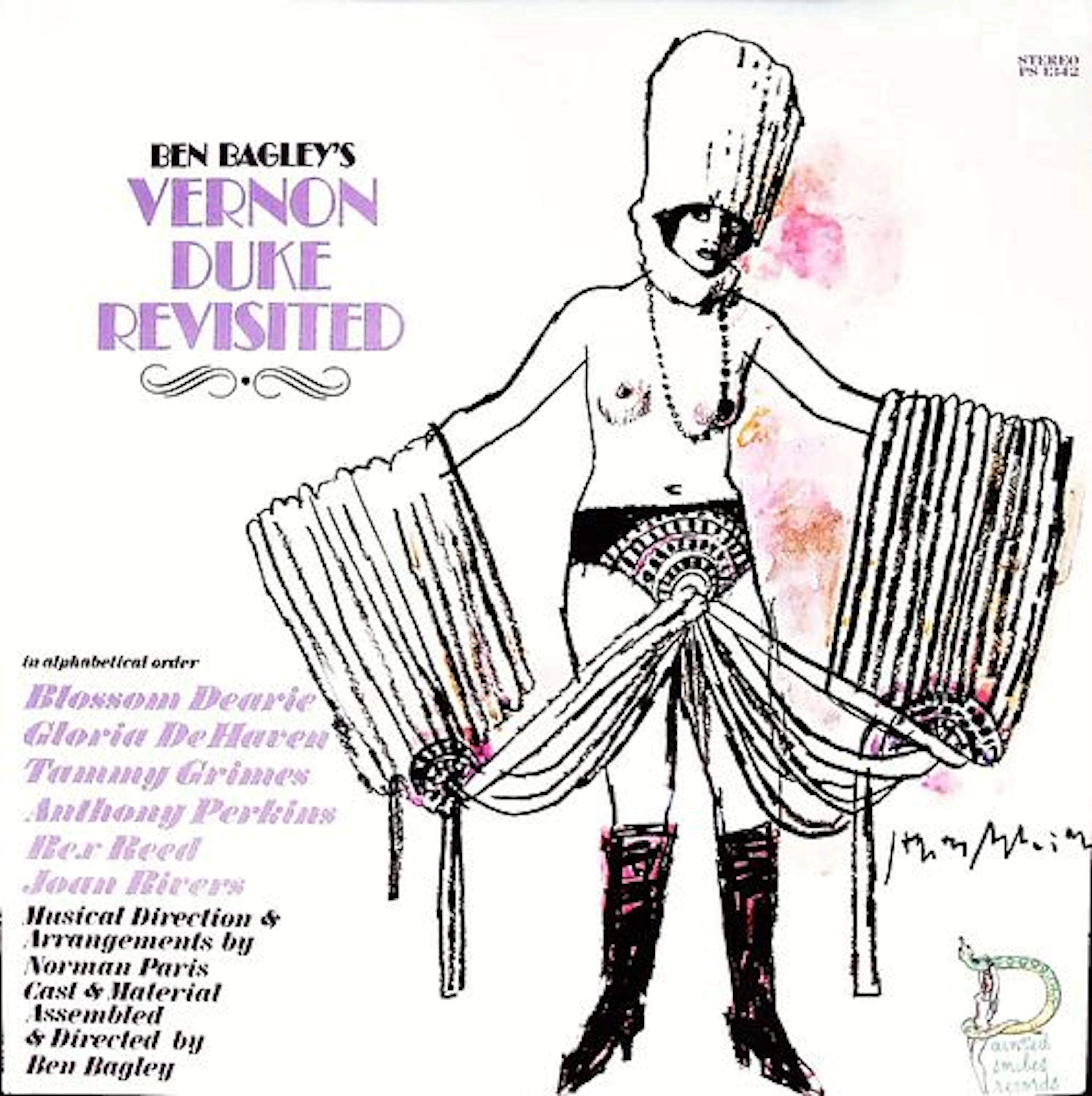 Ben Bagley's Vernon Duke Revisited LP Record