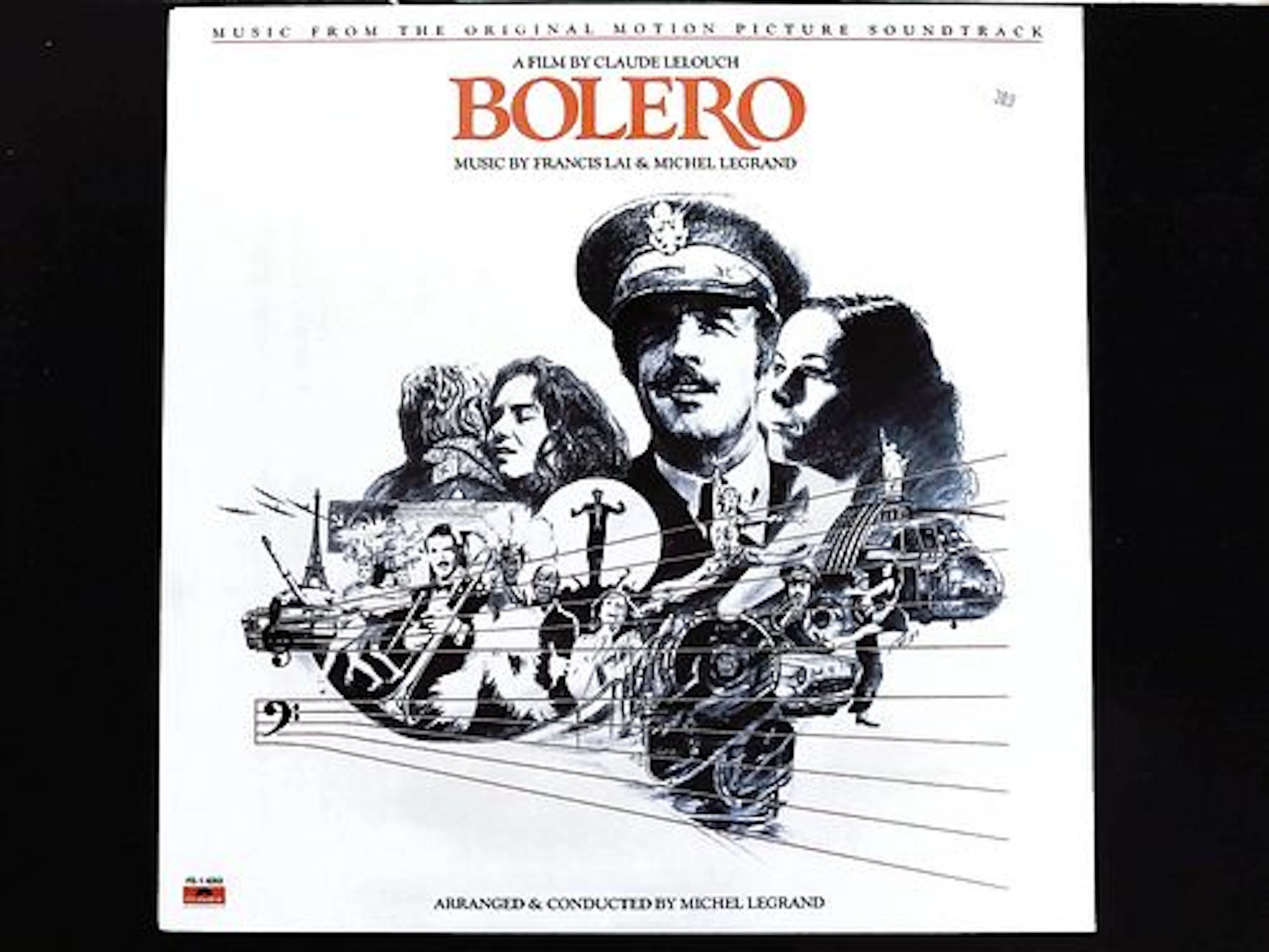 Francis Lai And Michel Legrand Bolero Original Motion Picture Soundtrack LP