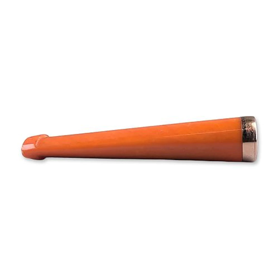 Antique German Gold Plated and Amber Cigarette Holder