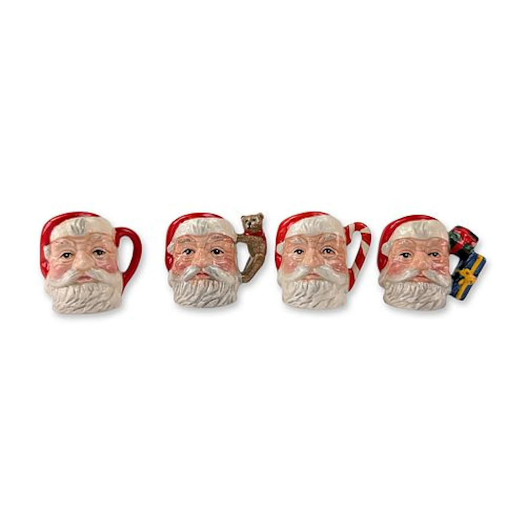 Royal Doulton Porcelain Santa Claus Tiny Character Jugs